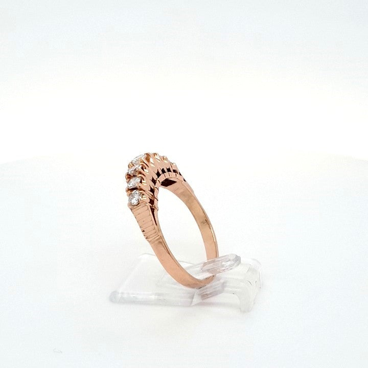 Ring Gelb Gold 750 Brillanten Damen Schmuck