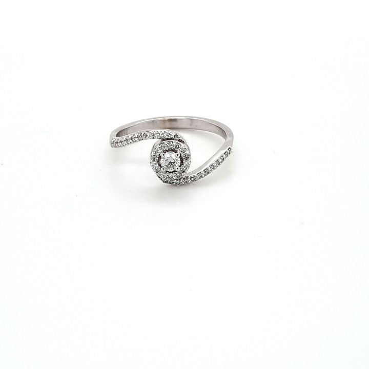 Ring Weiß Gold 750 Brillanten Schmuck Damen Geschenk