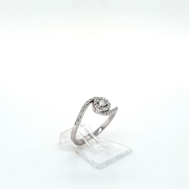 Ring Weiß Gold 750 Brillanten Schmuck Damen Geschenk