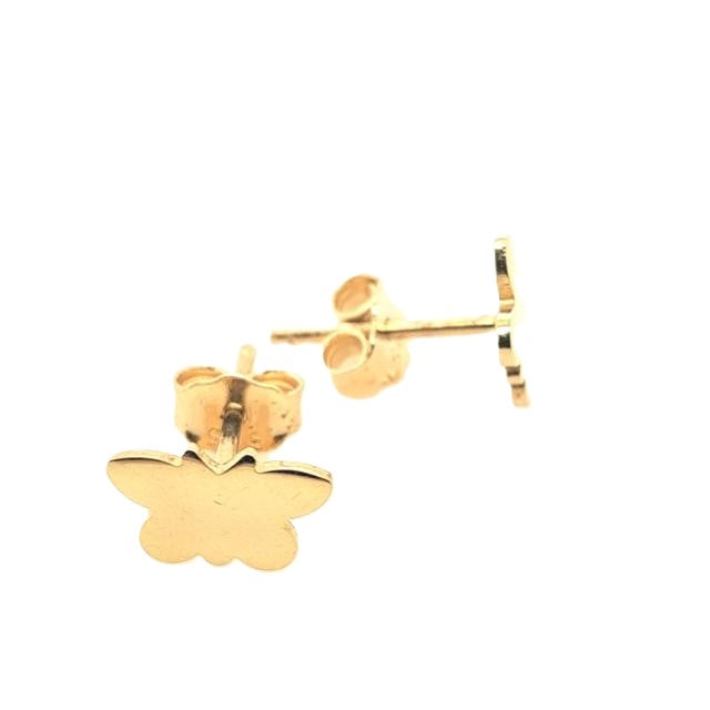 Ohrringe Ohrstecker Gelbgold 585/14kt Motiv Schmetterlinge