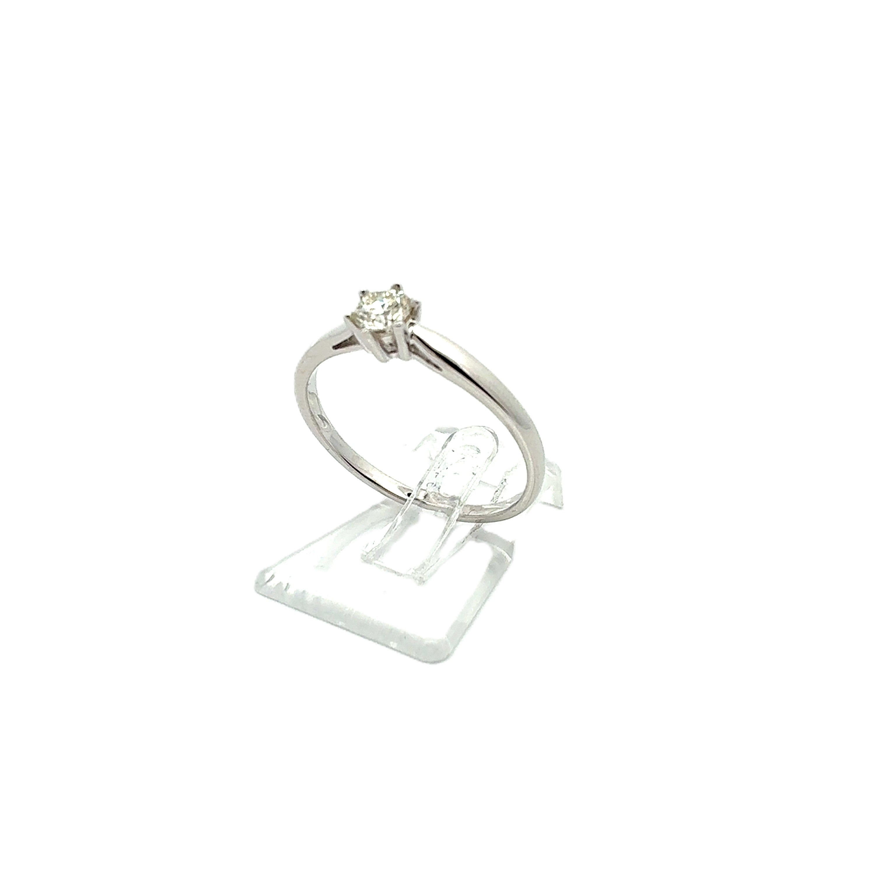 Damen Ring Weißgold 585 Brillant Geschenk Schmuck