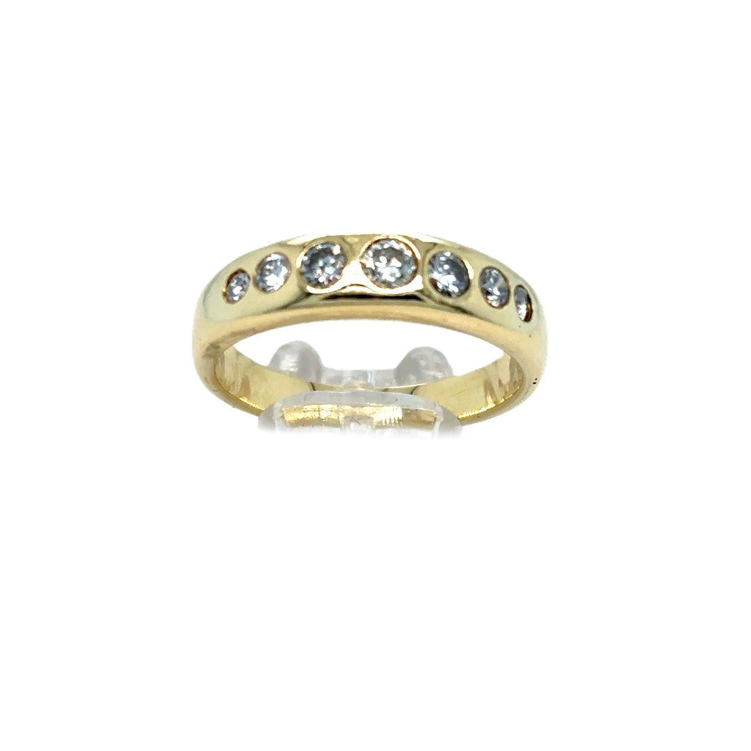 Ring Gelbgold 585 14kt Gr.52 Brillanten