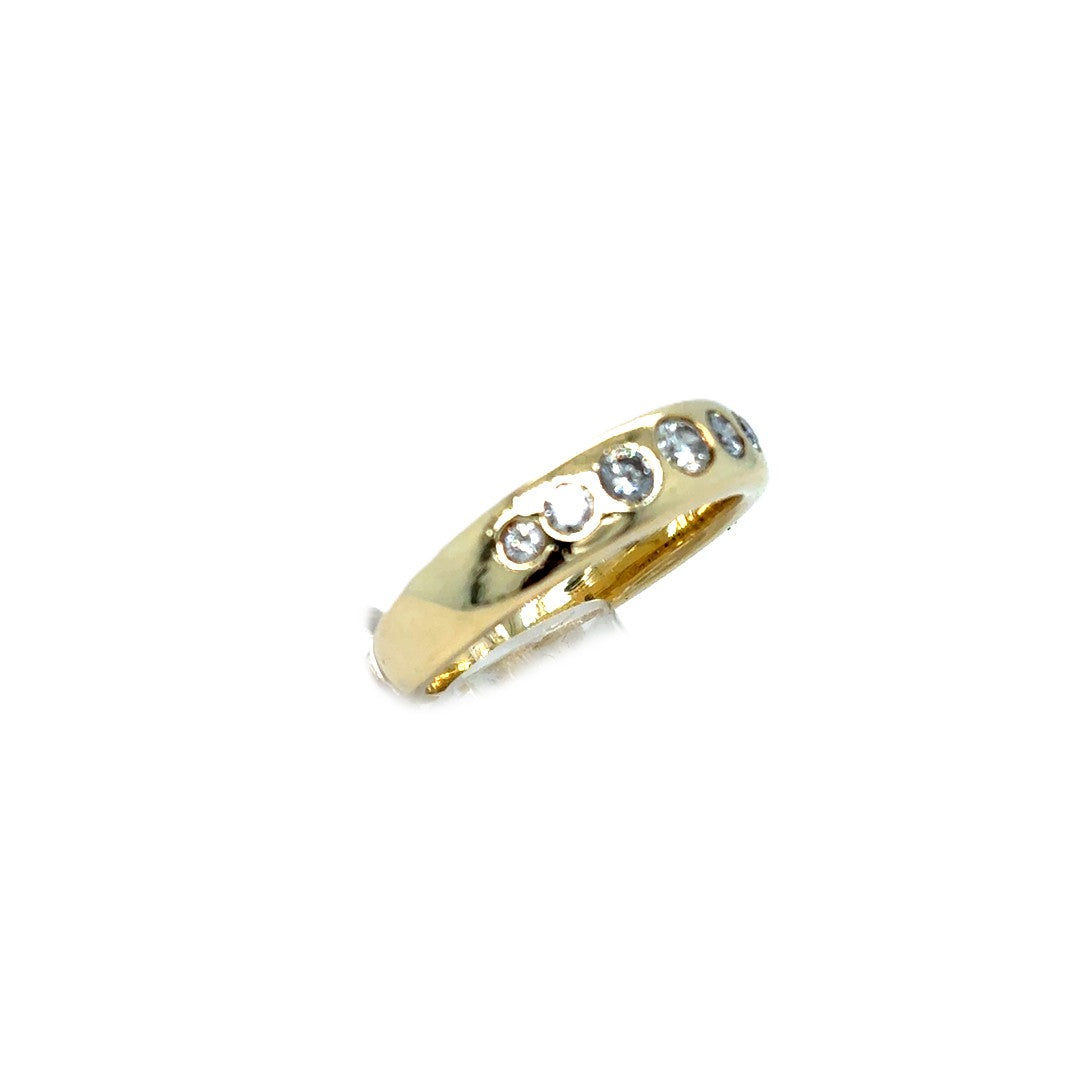 Ring Gelbgold 585 14kt Gr.52 Brillanten