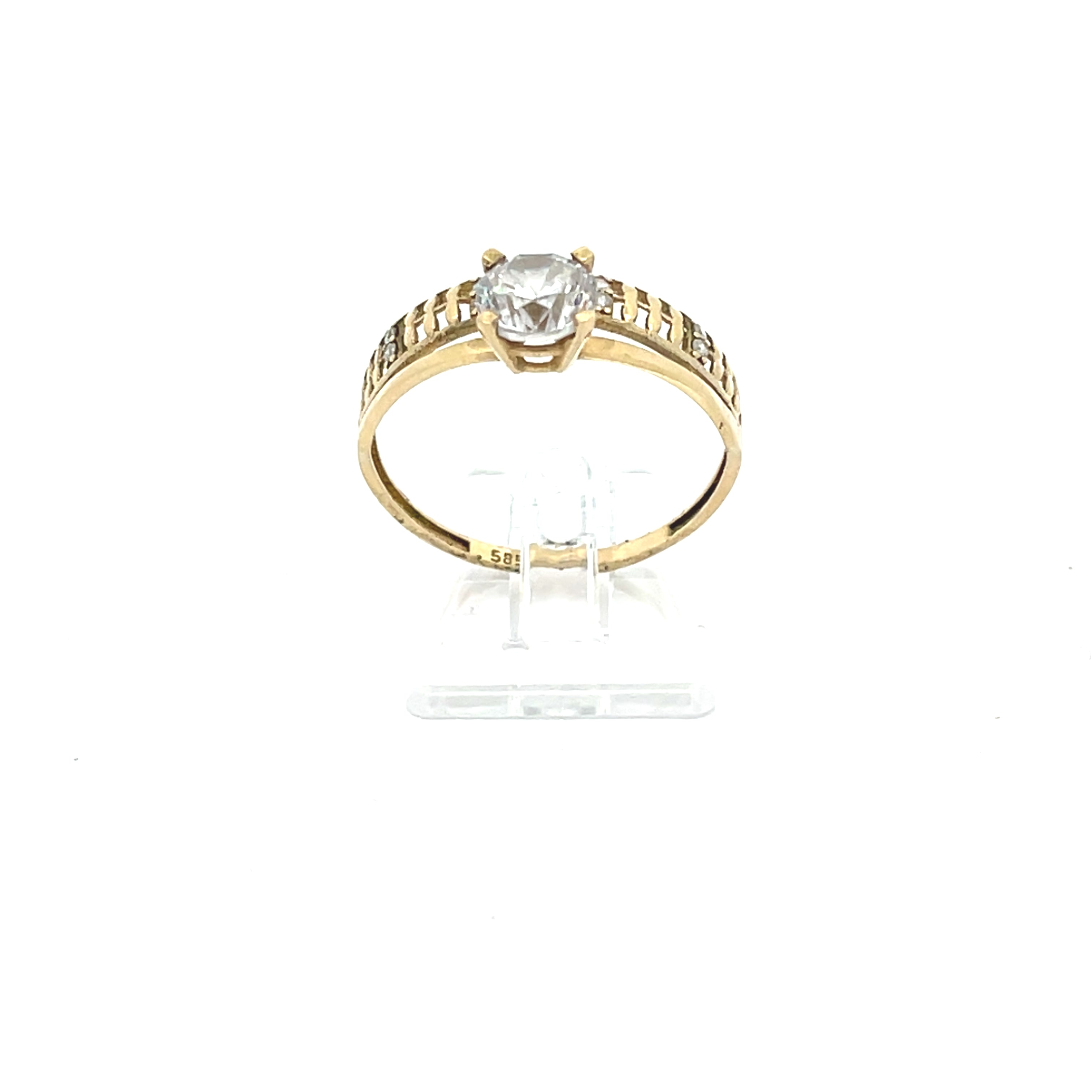 Ring Gelb Gold 585/14kt Gr.61