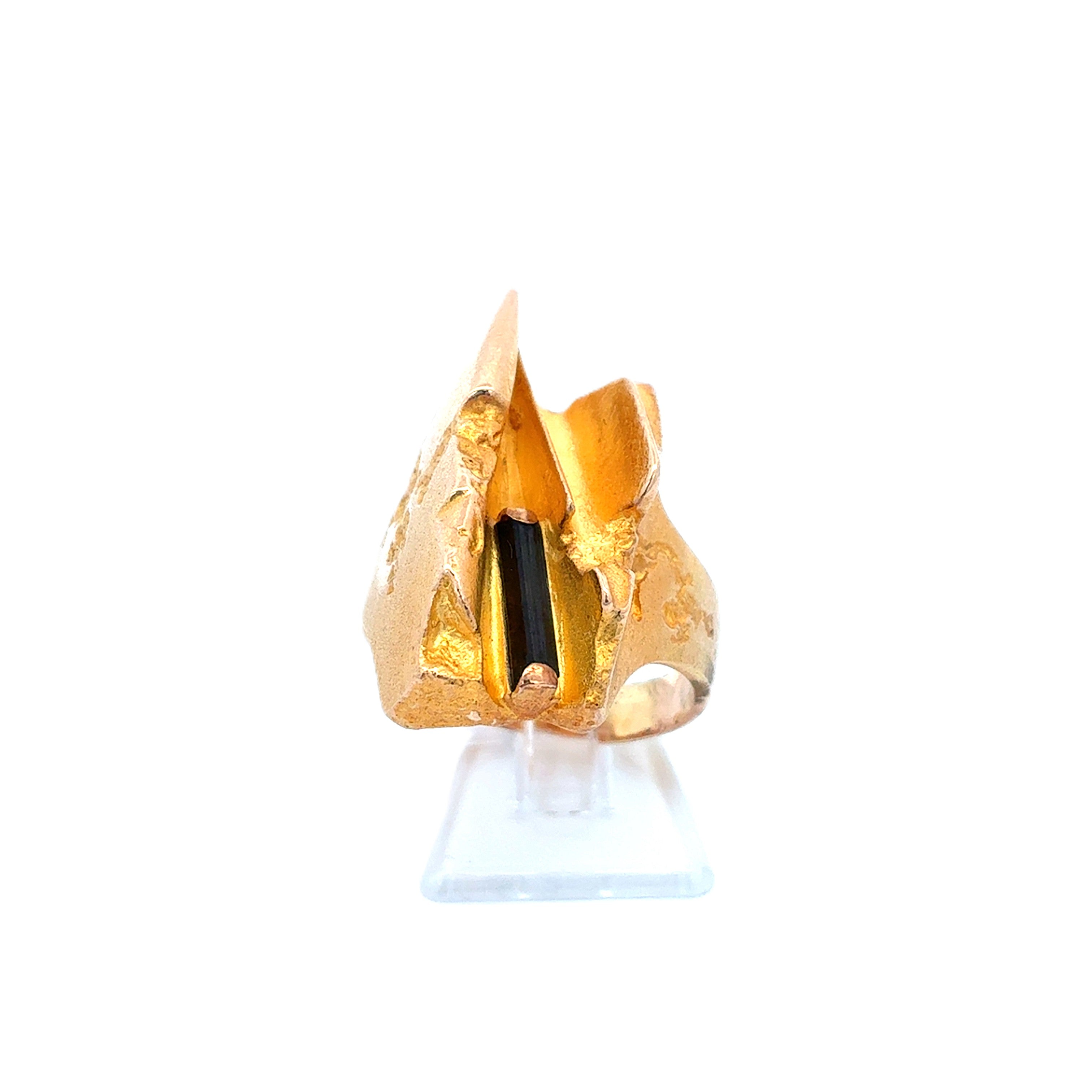 Damenring Gelbgold Lapponia 585/14 kt  Turmalin 233696