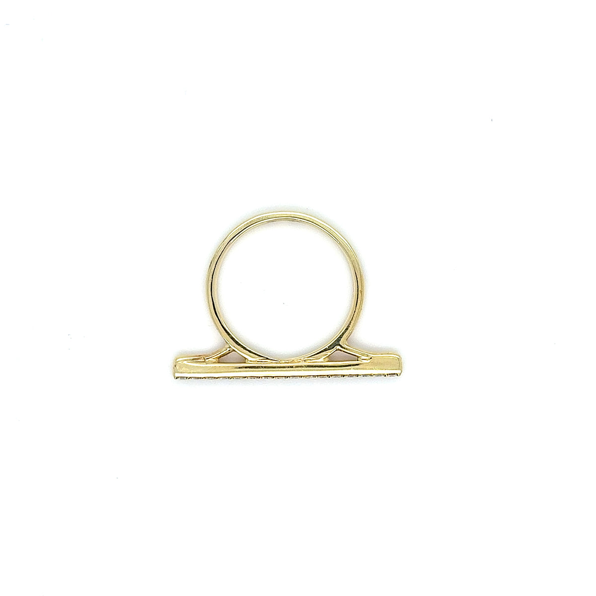 Ring Gold 585 14 kt  Brillanten Stab Damen