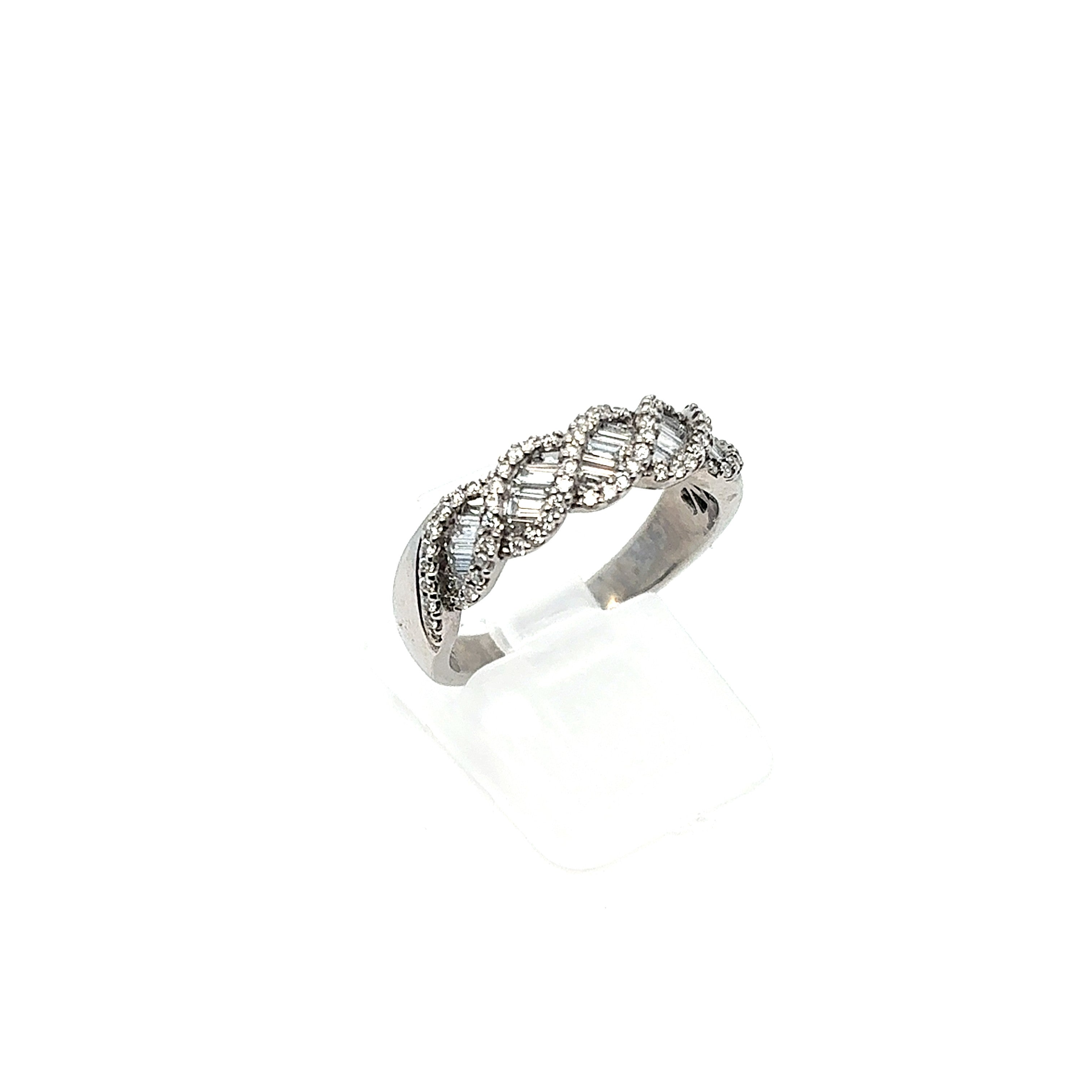 Ring Weiß Gold 750 18 kt Brillanten Damen