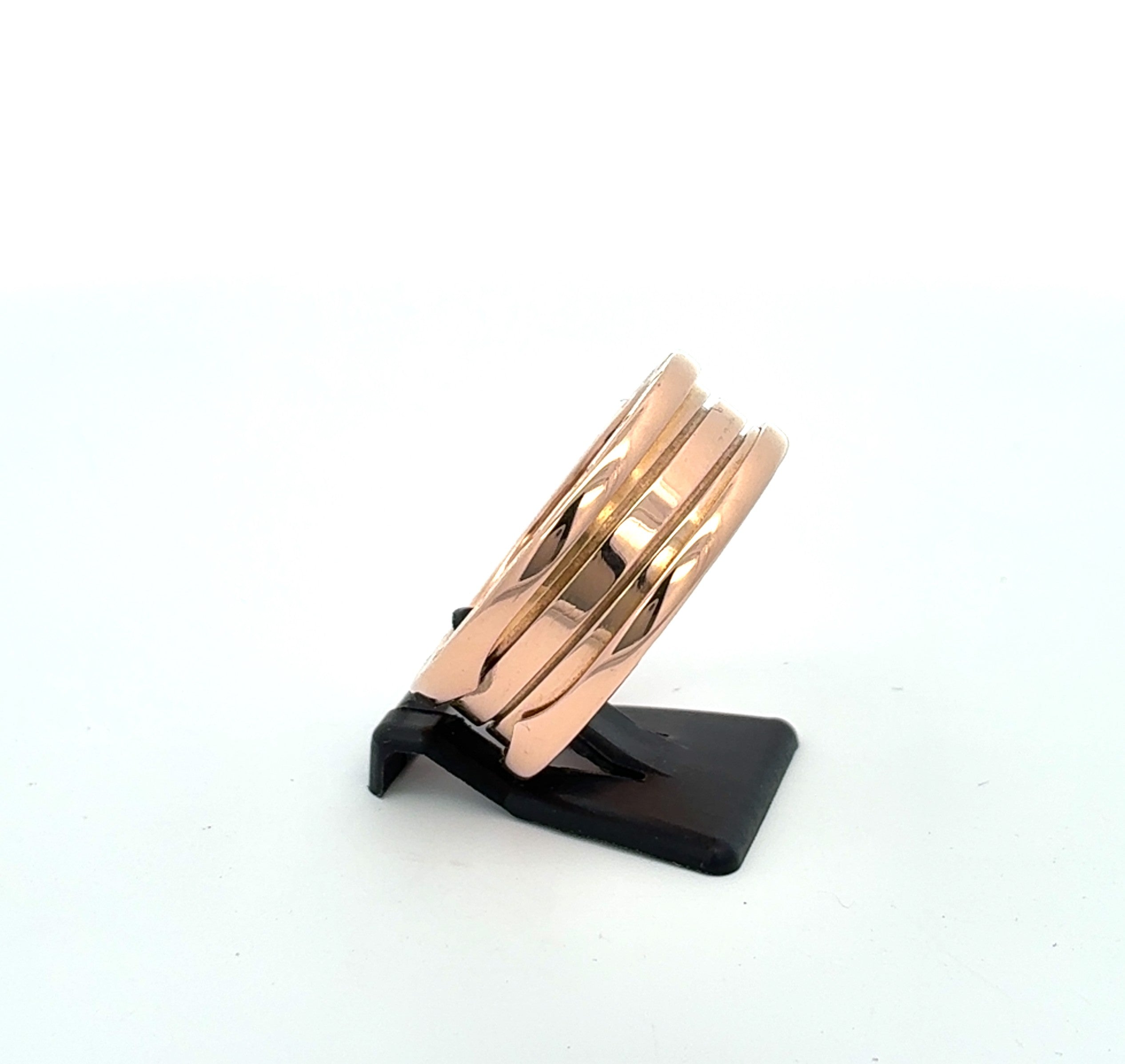 Bvlgari Ring Gelb Gold 750 BZero Unisex Geschenk
