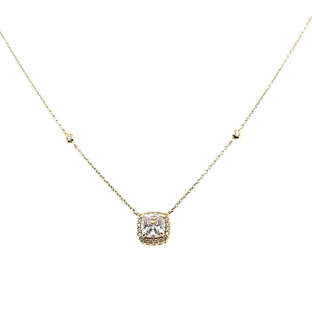 Damen Kette Collier Gelbgold 375/9kt ca. 45,5 cm