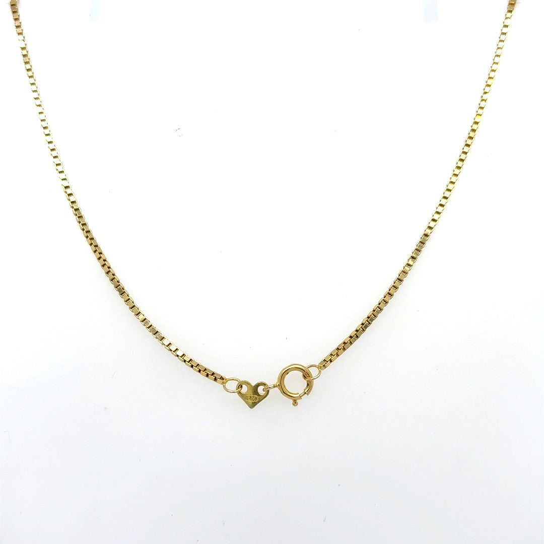 Kette Gelb Gold 585 Schmuck Geschenk Unisex