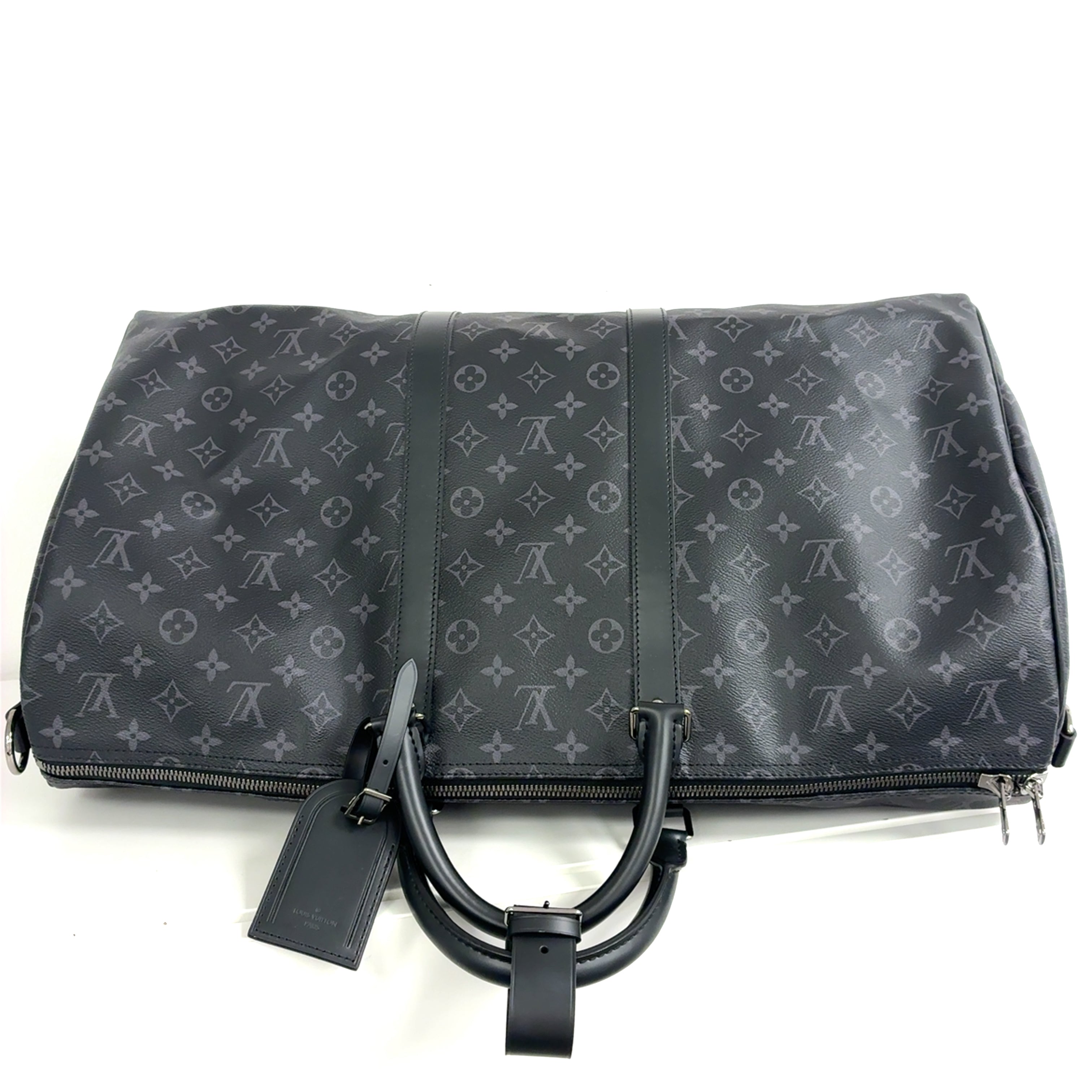 Louis Vuitton Keepall 55 Reisetasche Schwarz
