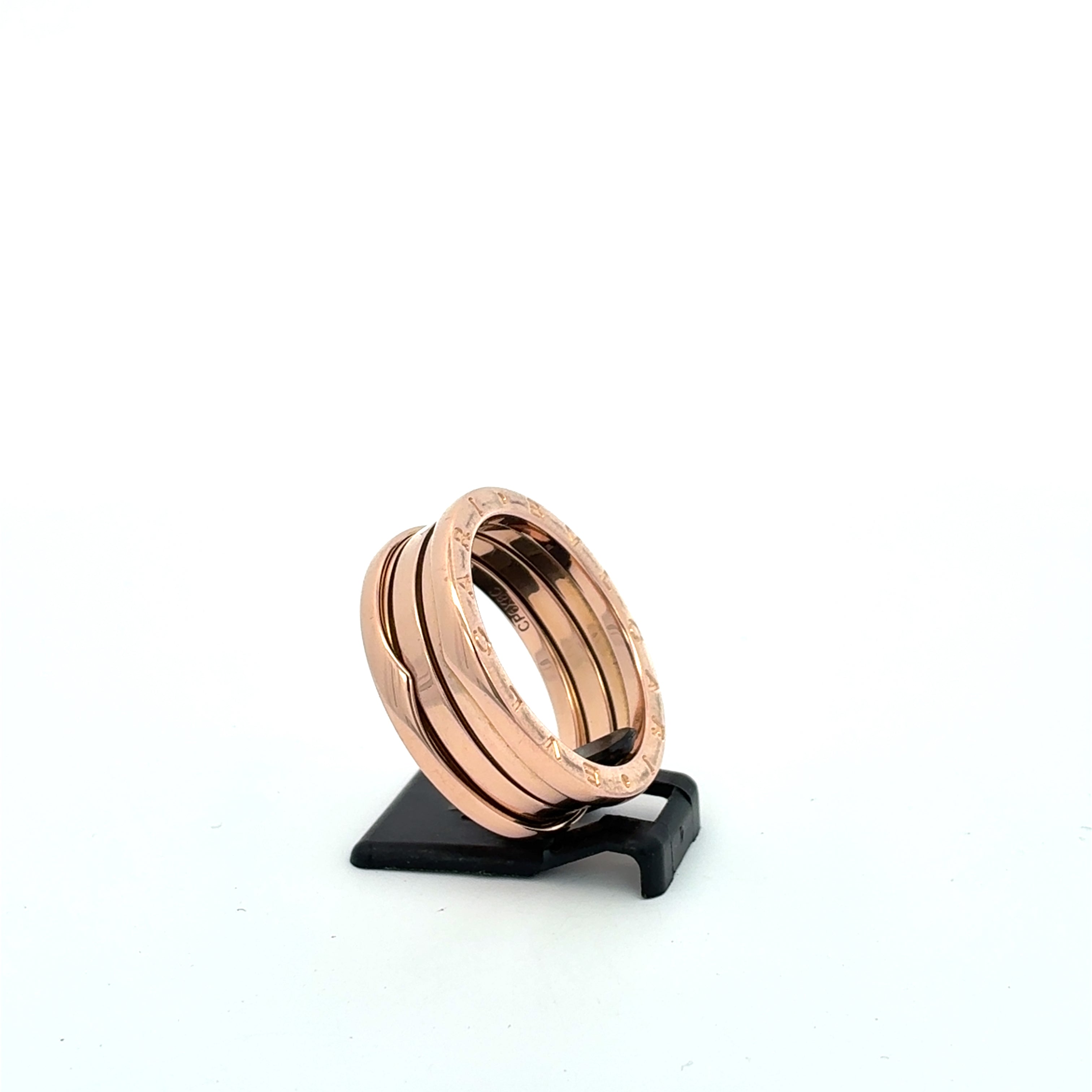 Bvlgari Ring Gelb Gold 750 BZero Unisex Geschenk