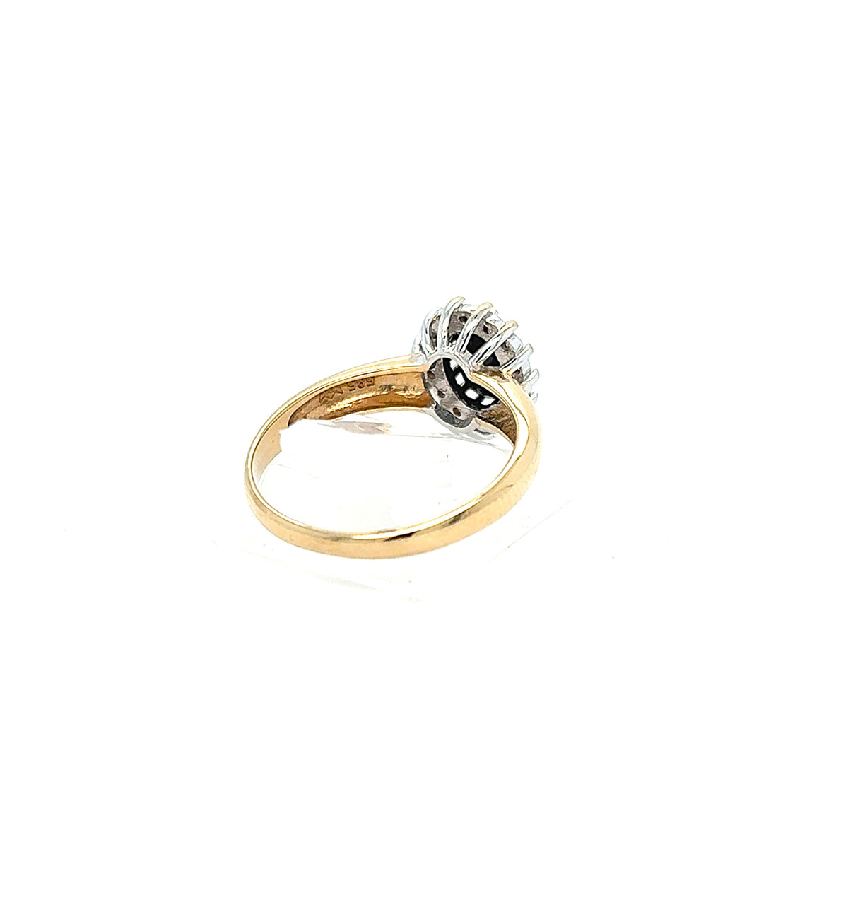 Ring Gold 585 14 kt Brillanten Saphir Damen