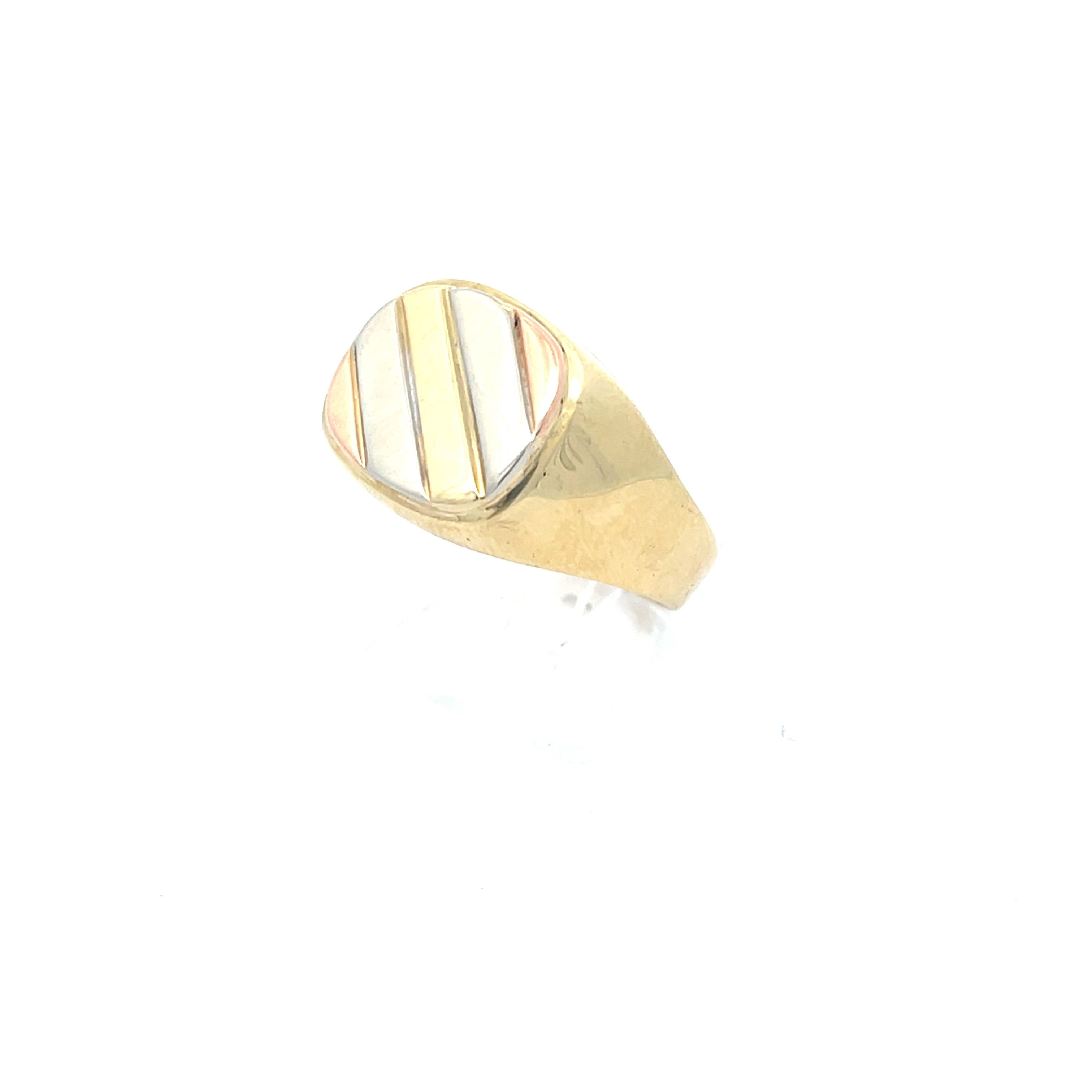 Gold Ring Tricolor 585 14kt Gr.68