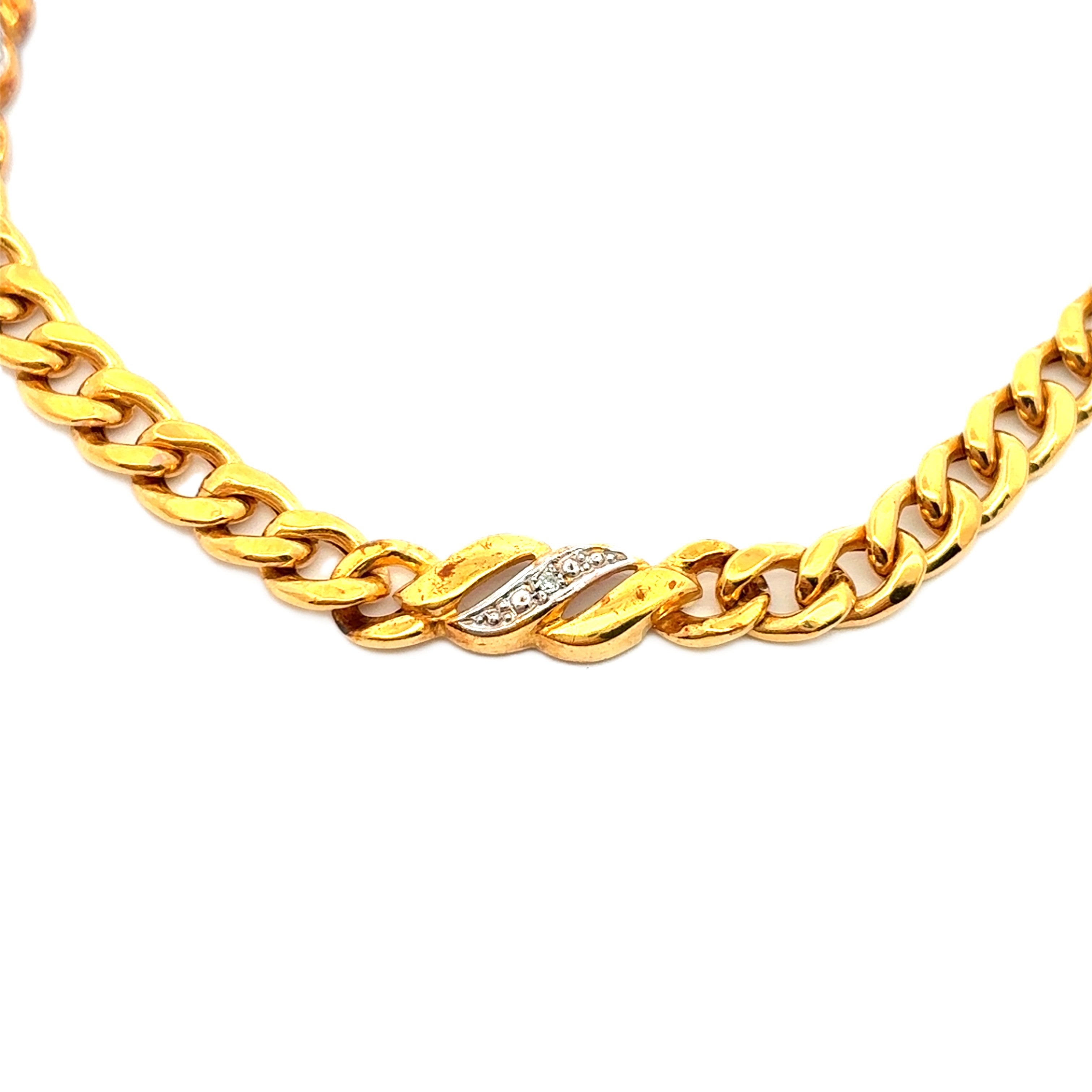 Damen Armband Gelb Gold 333/8 kt Zirkonia Schmuck