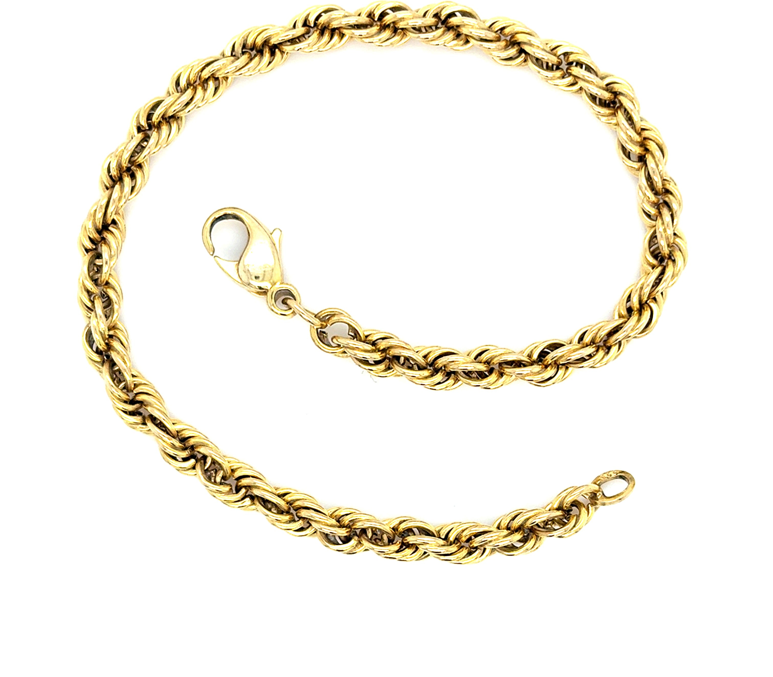 Armband Drehkordel Gold 333 8 kt Unisex
