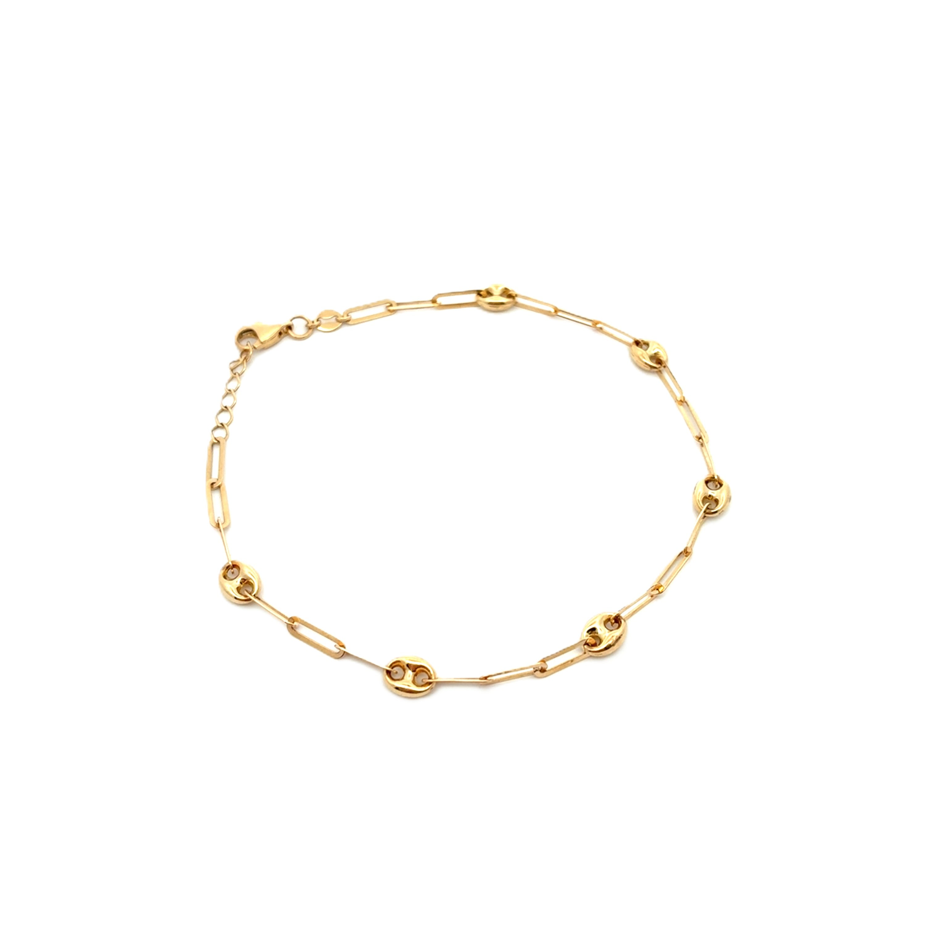 Damen Armband Gelbgold 585/14 kt ca.19 cm