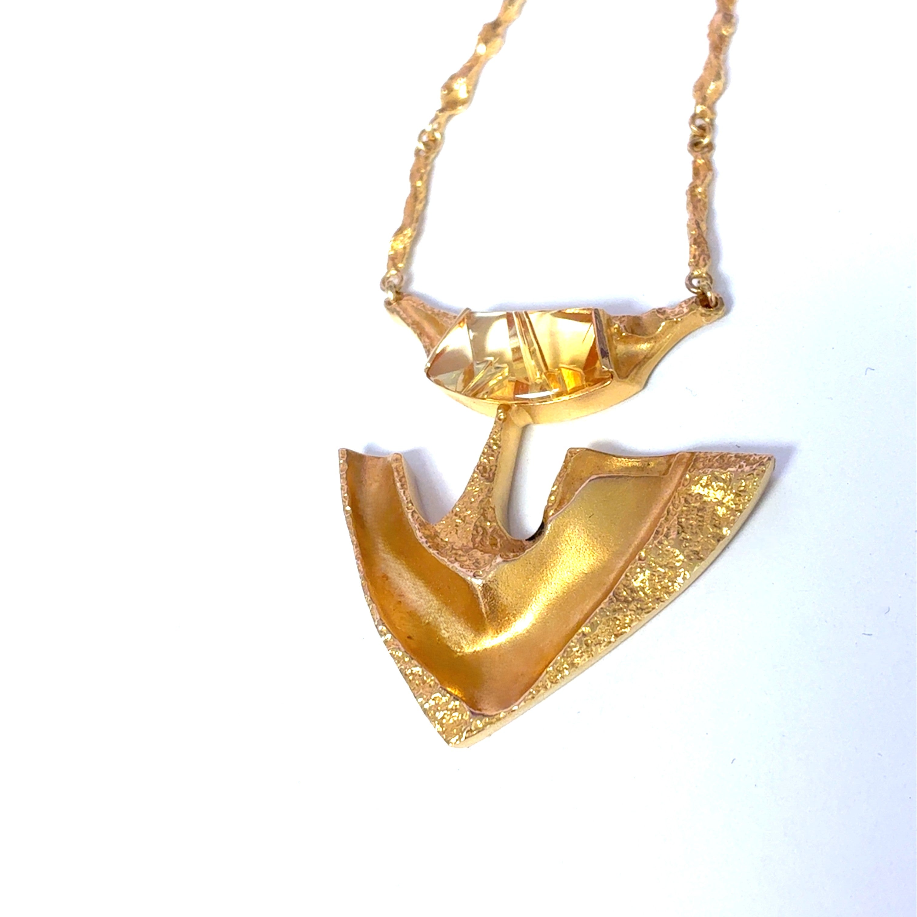 LAPPONIA Collier Kette Gelb Gold 585 14 kt Citrin  237425