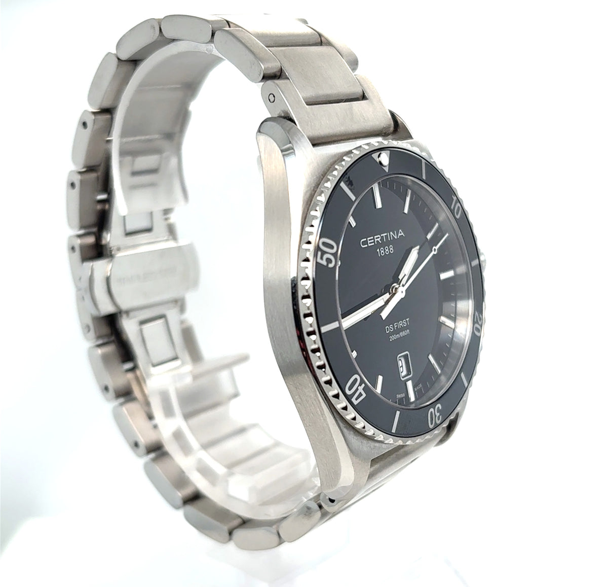 Certina DS First Sport Uhr Herren Full Set Edelstahl Quarz