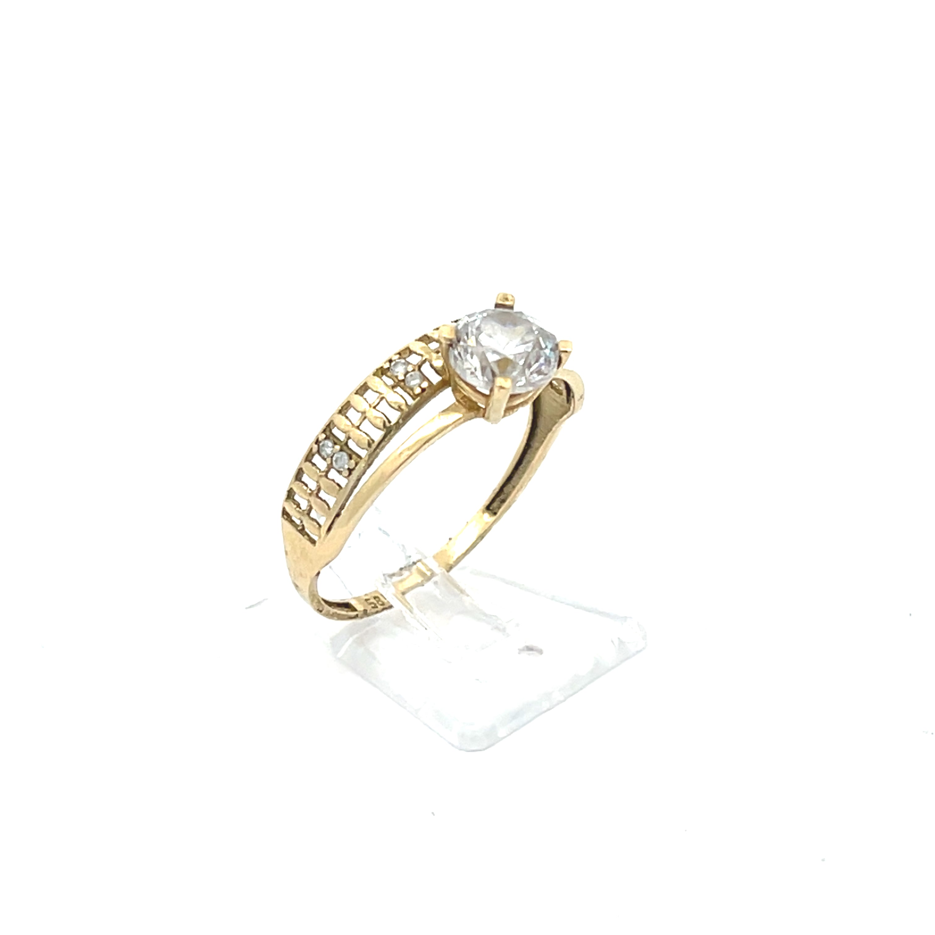 Ring Gelb Gold 585/14kt Gr.61