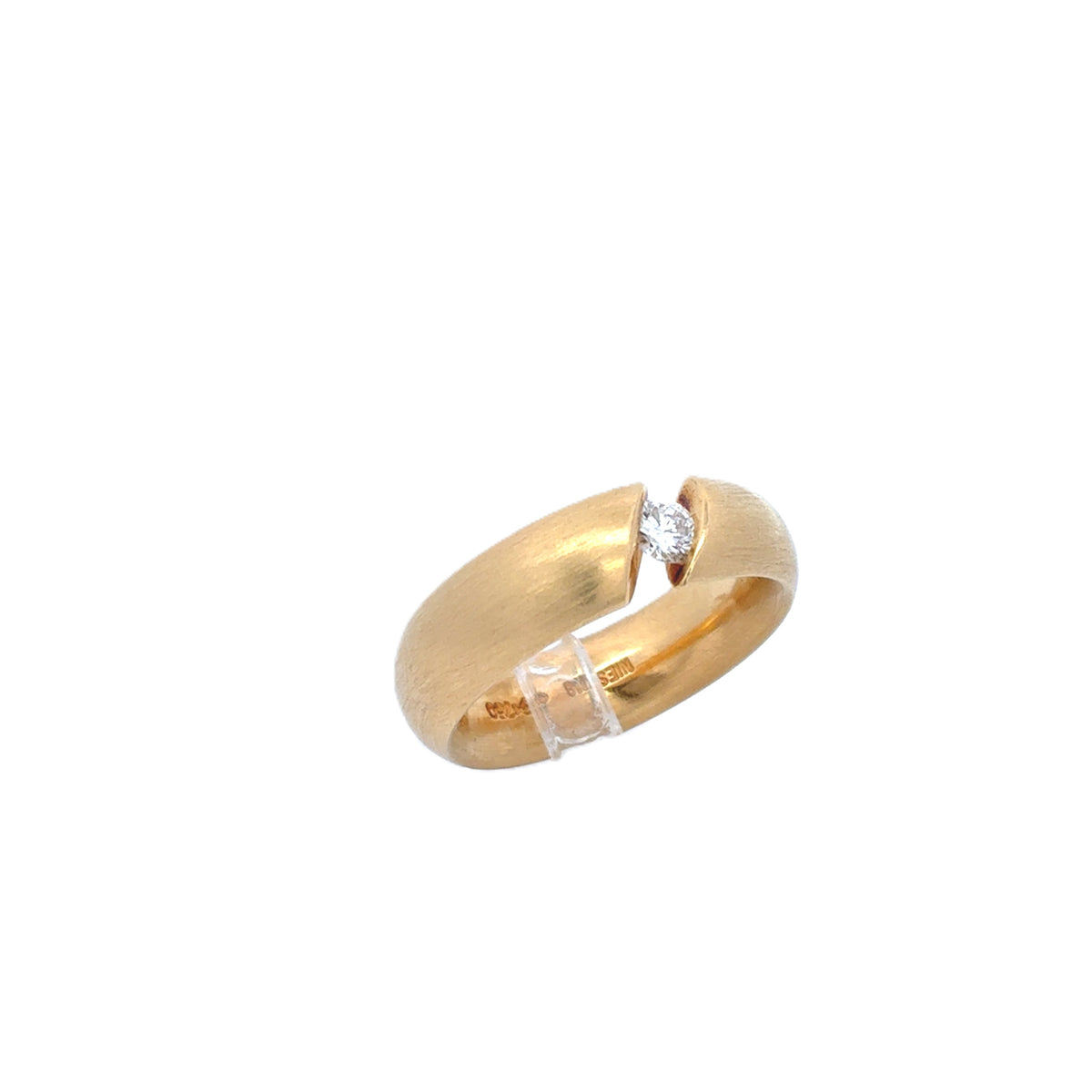 Niessing Damen Ring Gelb Gold 750 52 Brillanten ca. 0,07ct