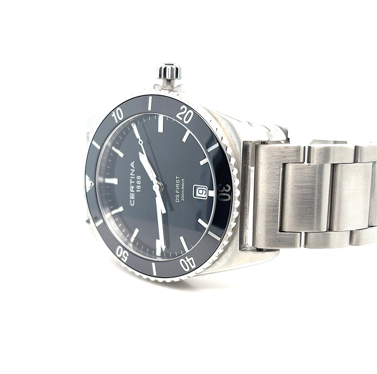 Certina DS First Sport Uhr Herren Full Set Edelstahl Quarz