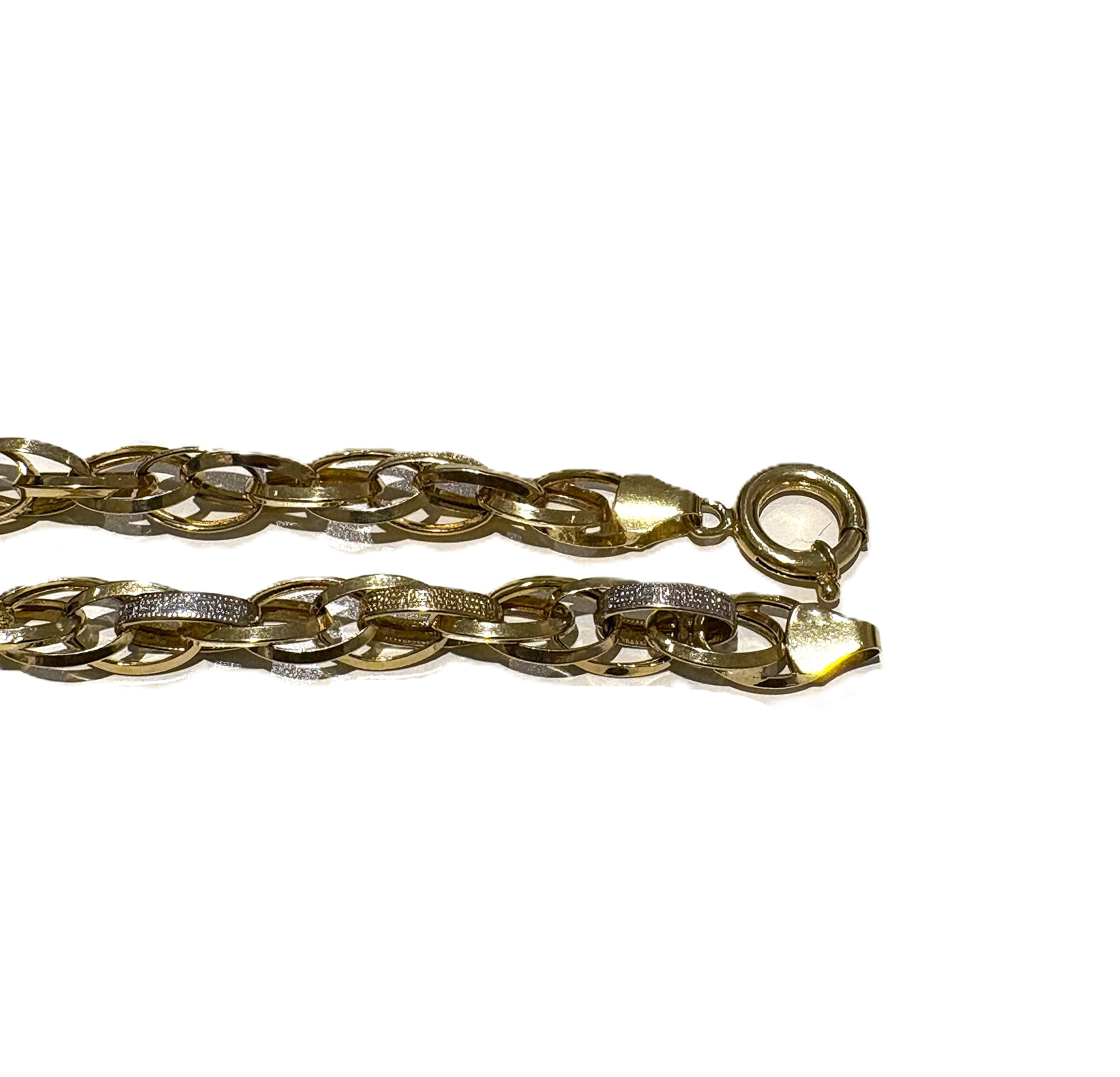 Kette Weißgold Gelbgold 585/14 kt