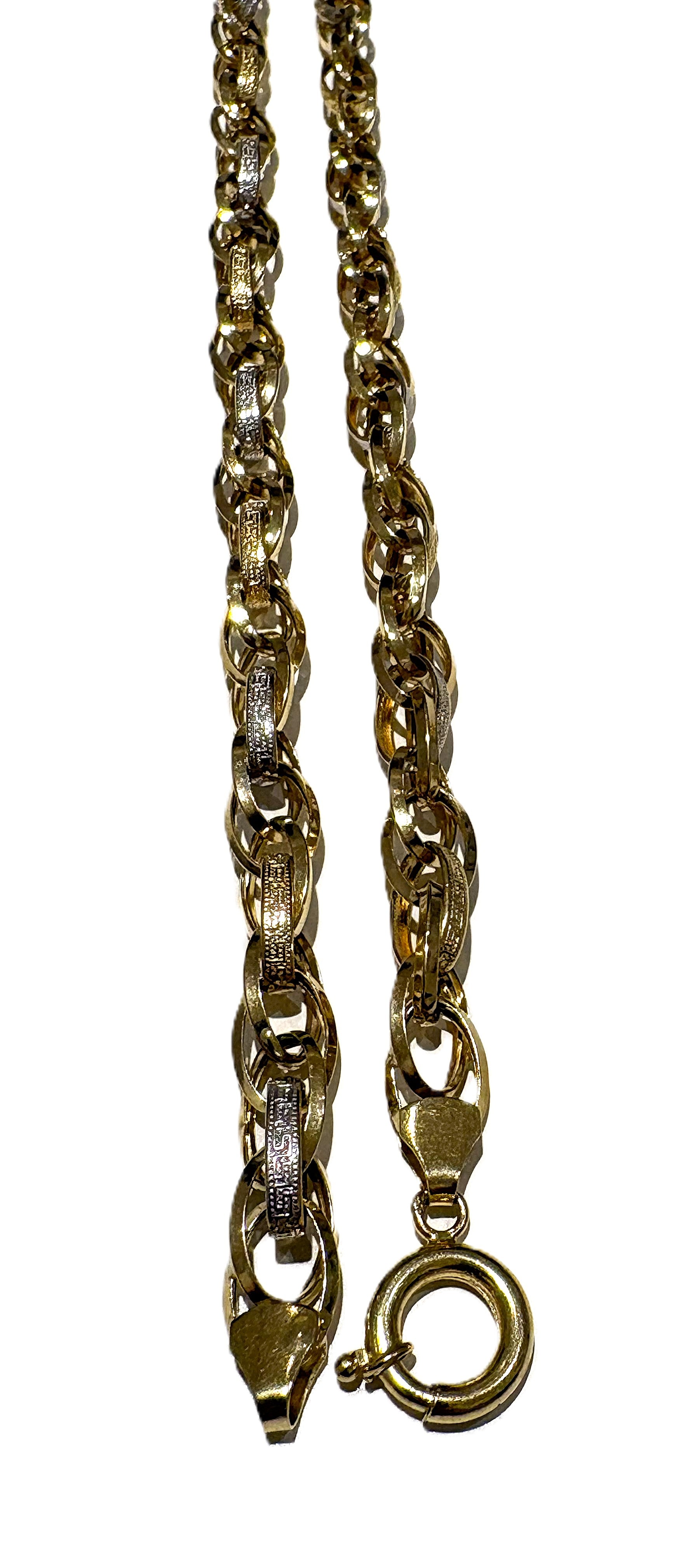 Kette Weißgold Gelbgold 585/14 kt