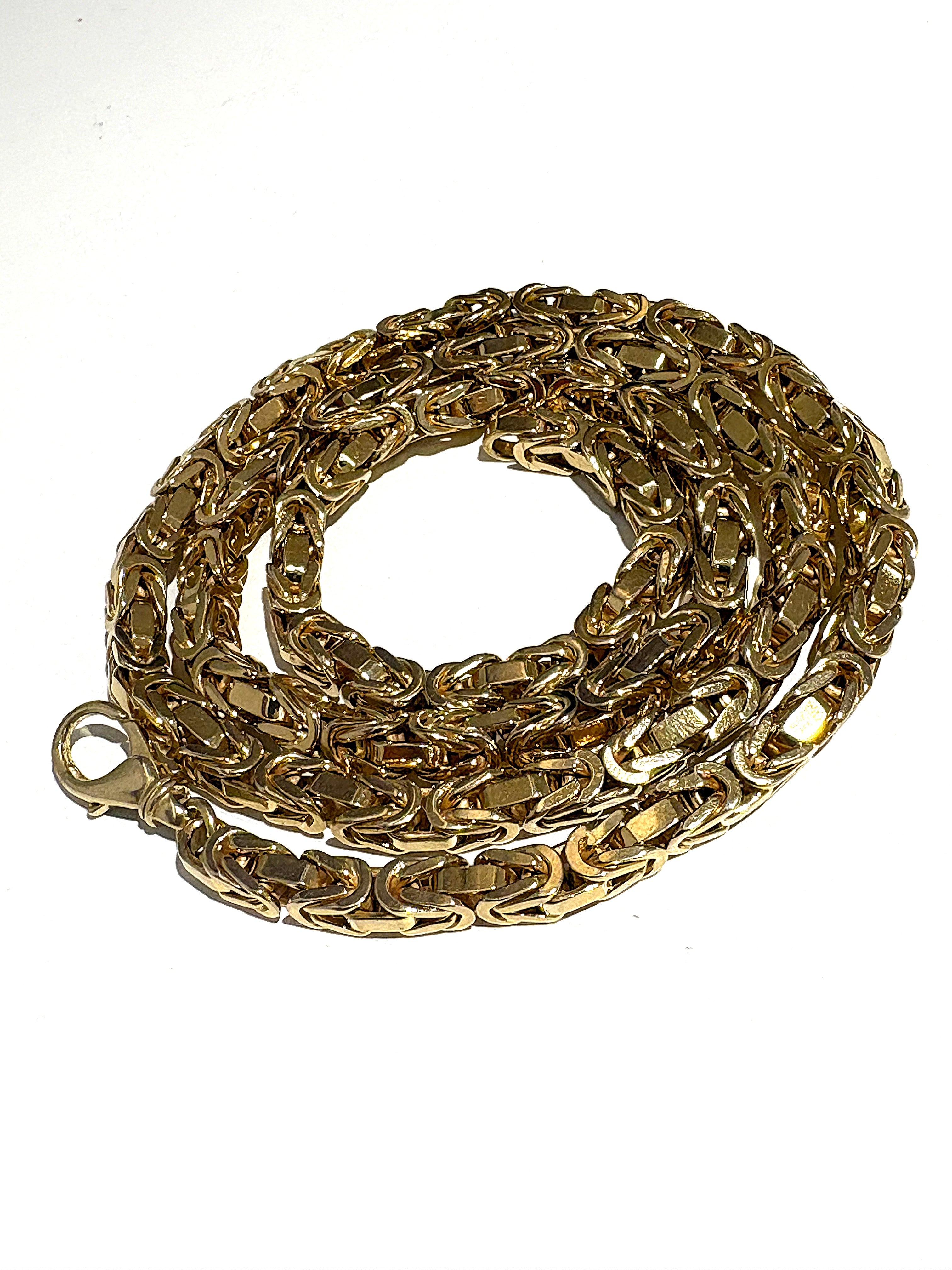 Königskette Gelb Gold 585 14kt Unisex