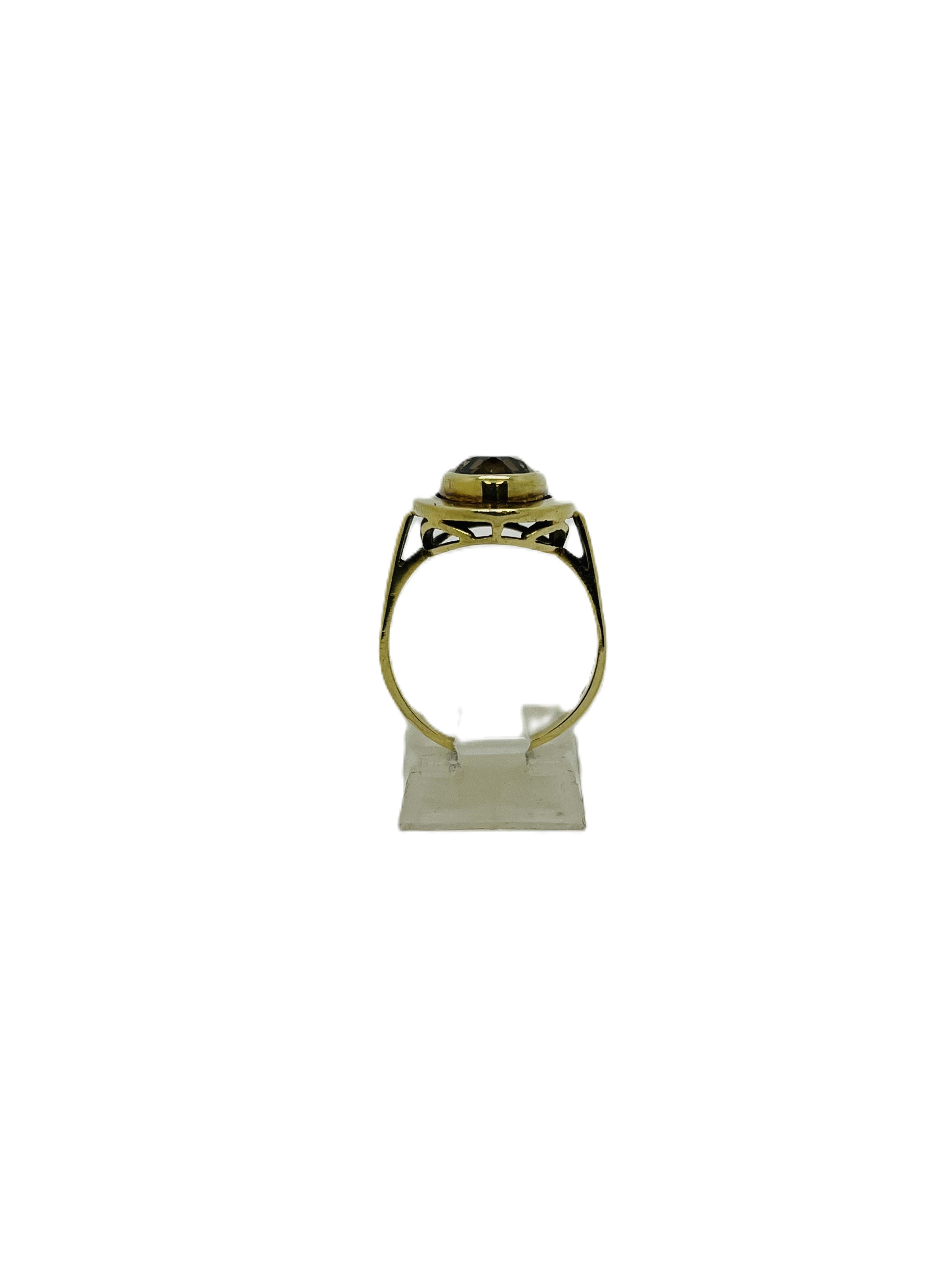 Ring Gelb Gold 585/14kt  Gr. 59