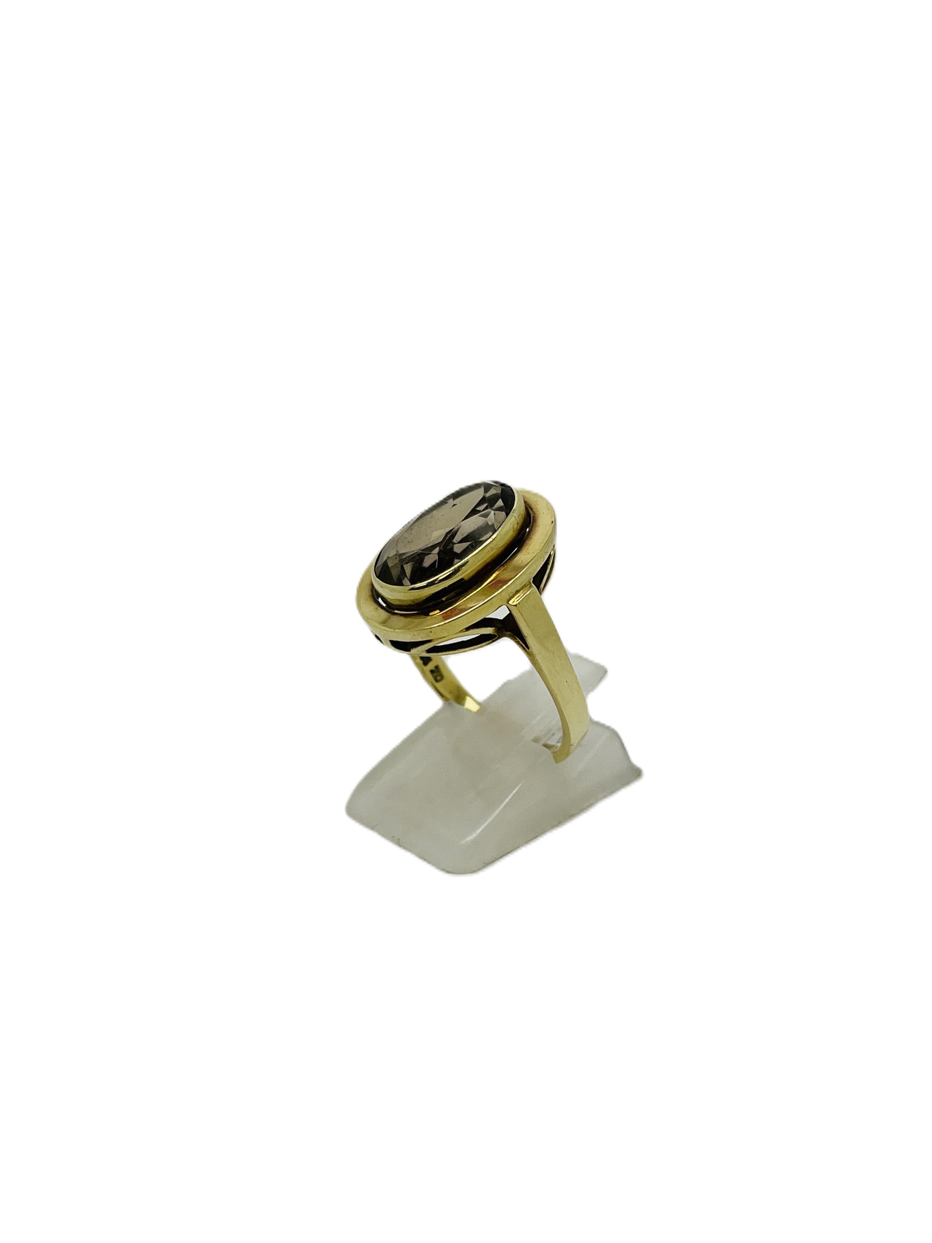 Ring Gelb Gold 585/14kt  Gr. 59