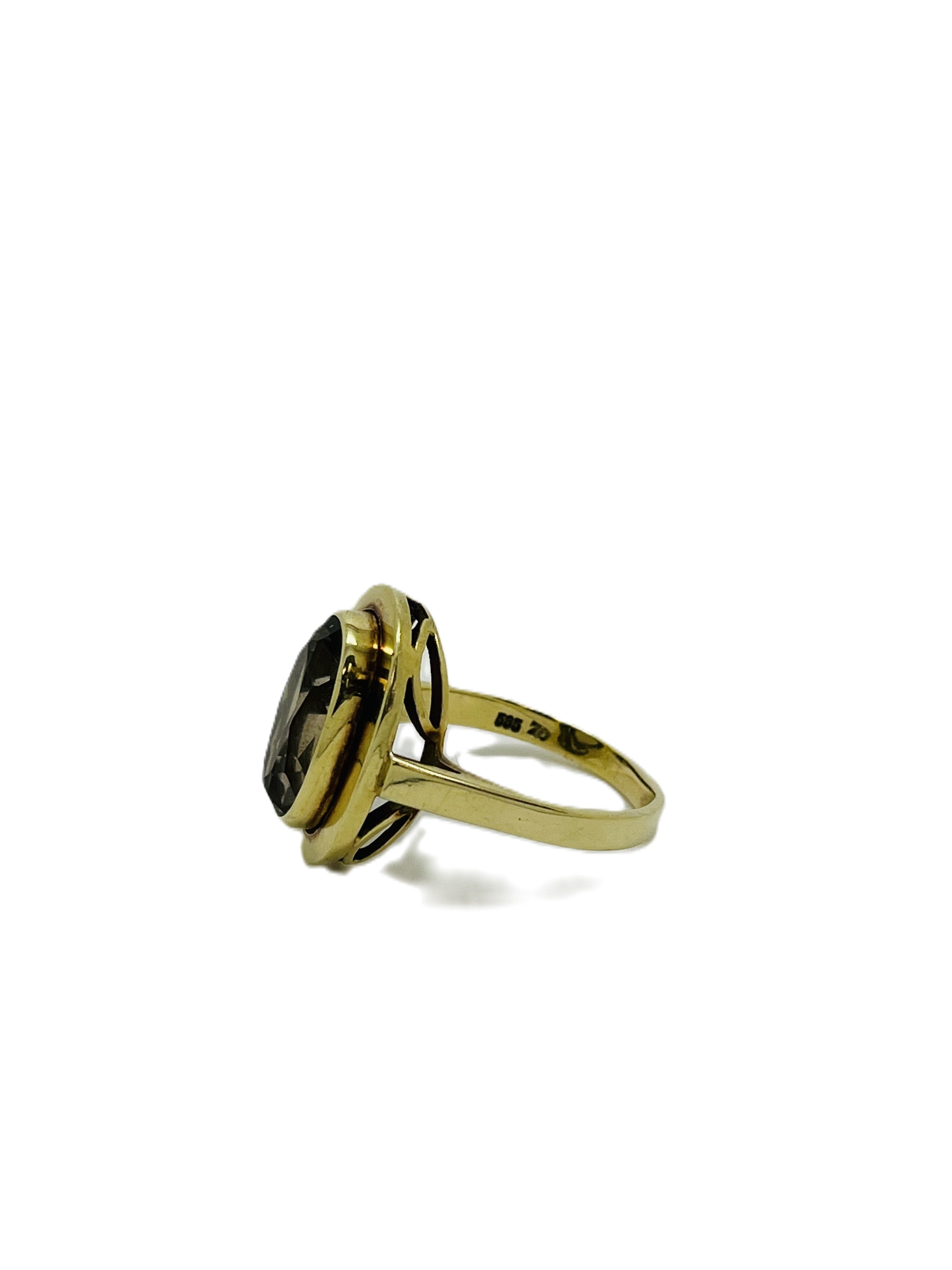 Ring Gelb Gold 585/14kt  Gr. 59