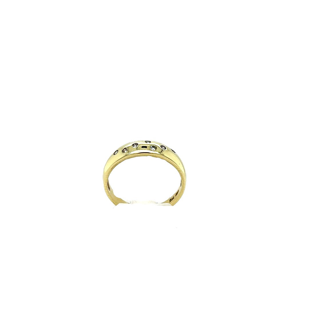Ring Gelbgold 585/14kt Diamanten Gr.56