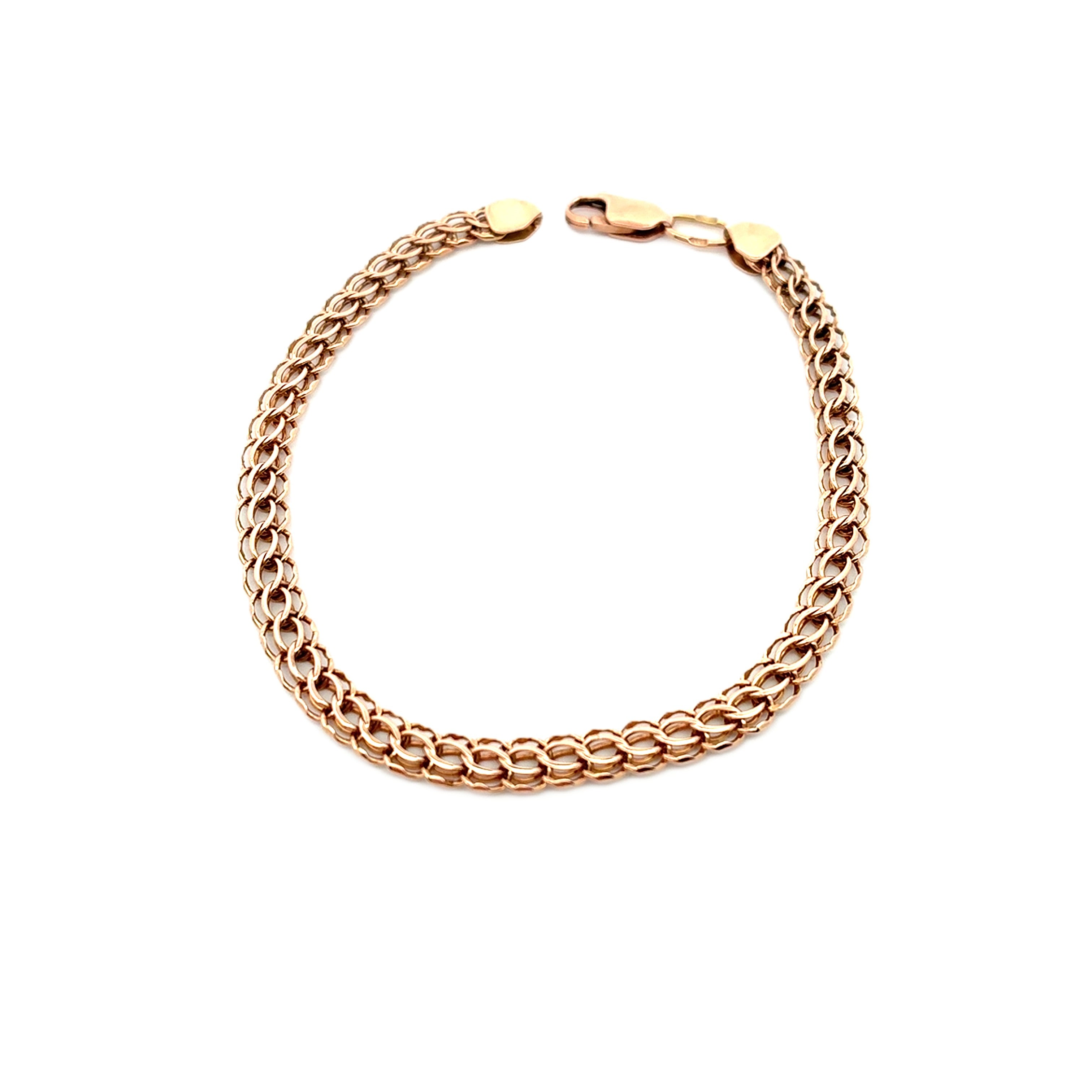 Unisex Armband Rotgold 585/14 kt Schmuck