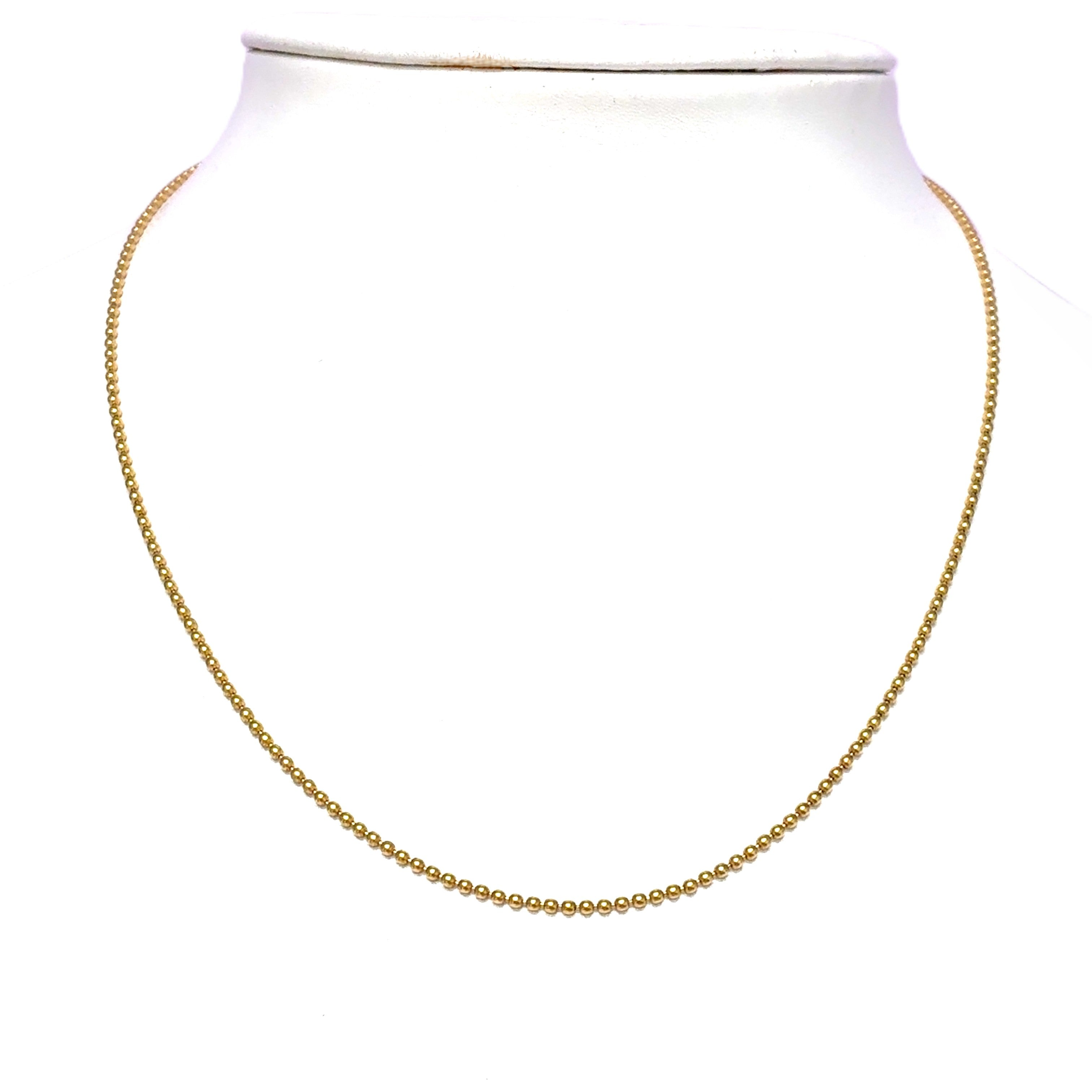 Damen Kugel Kette Gelbgold 585 / 14 kt Schmuck Geschenk