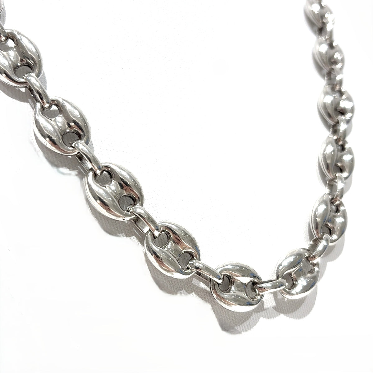 Bohnenkette Silber 925 Schmuck 60cm
