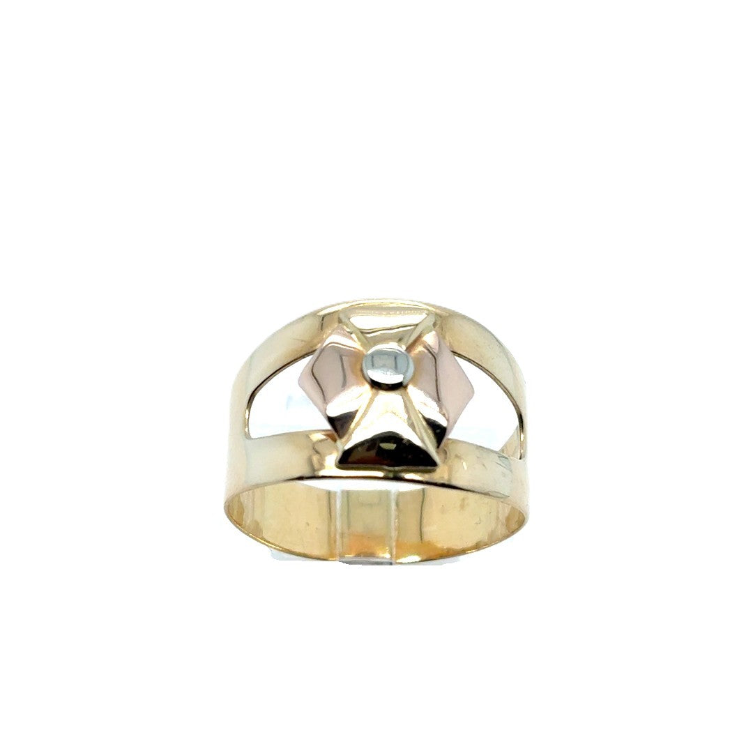 Damenring Gelbgold 585/14kt Gr. 60