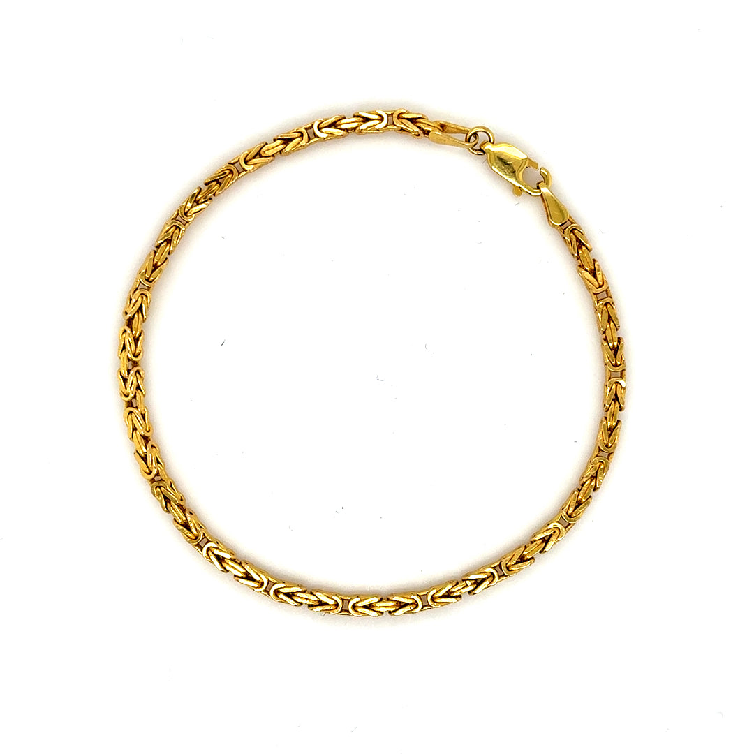Königskettenarmband Gelbgold 585/14kt ca.19,5cm
