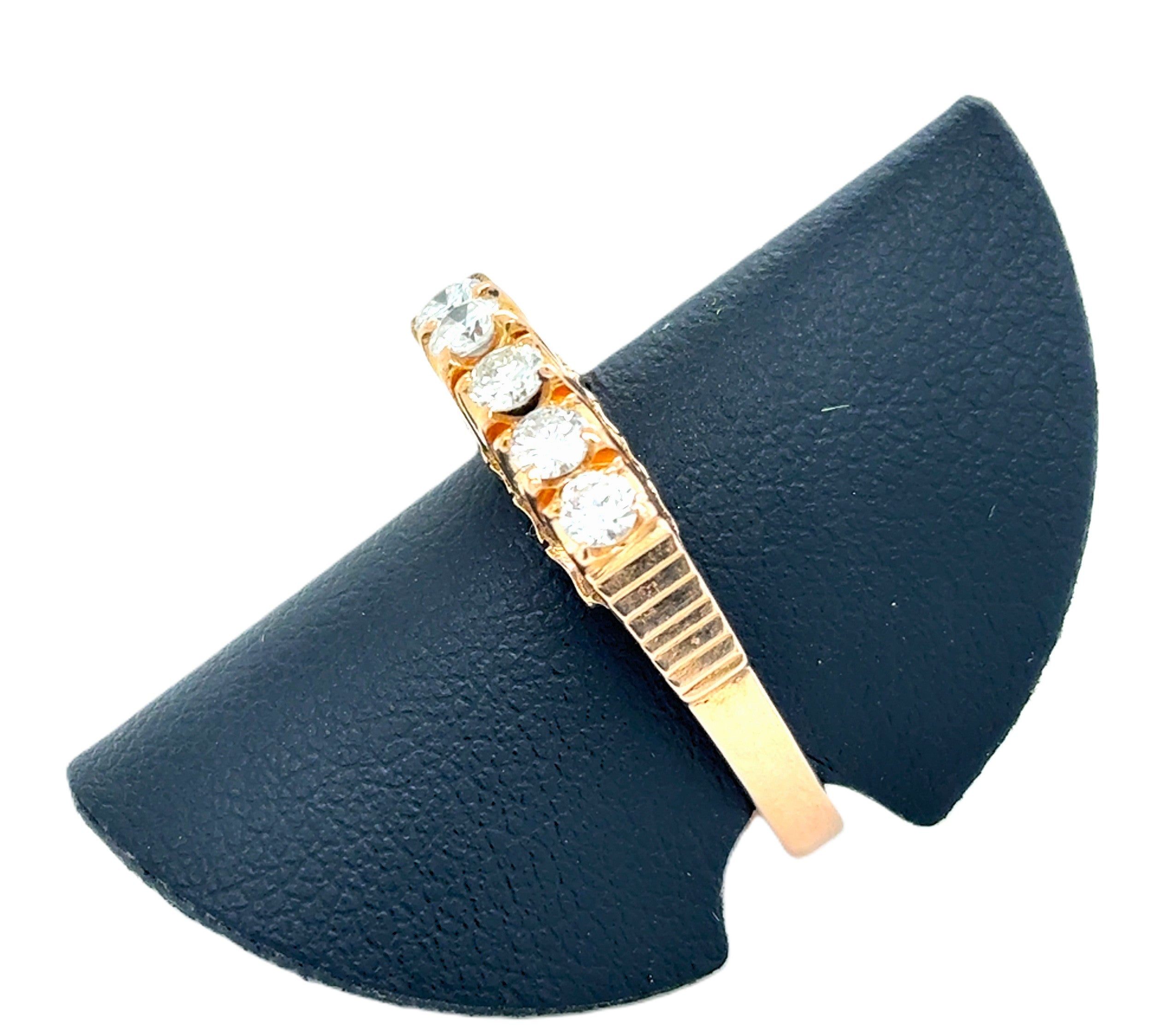 Brillantring Gelb Gold 750 18 kt