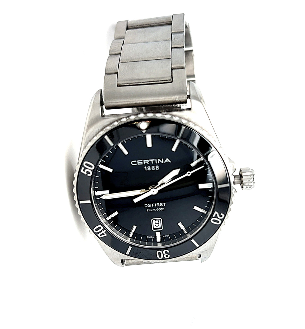 Certina DS First Sport Uhr Herren Full Set Edelstahl Quarz