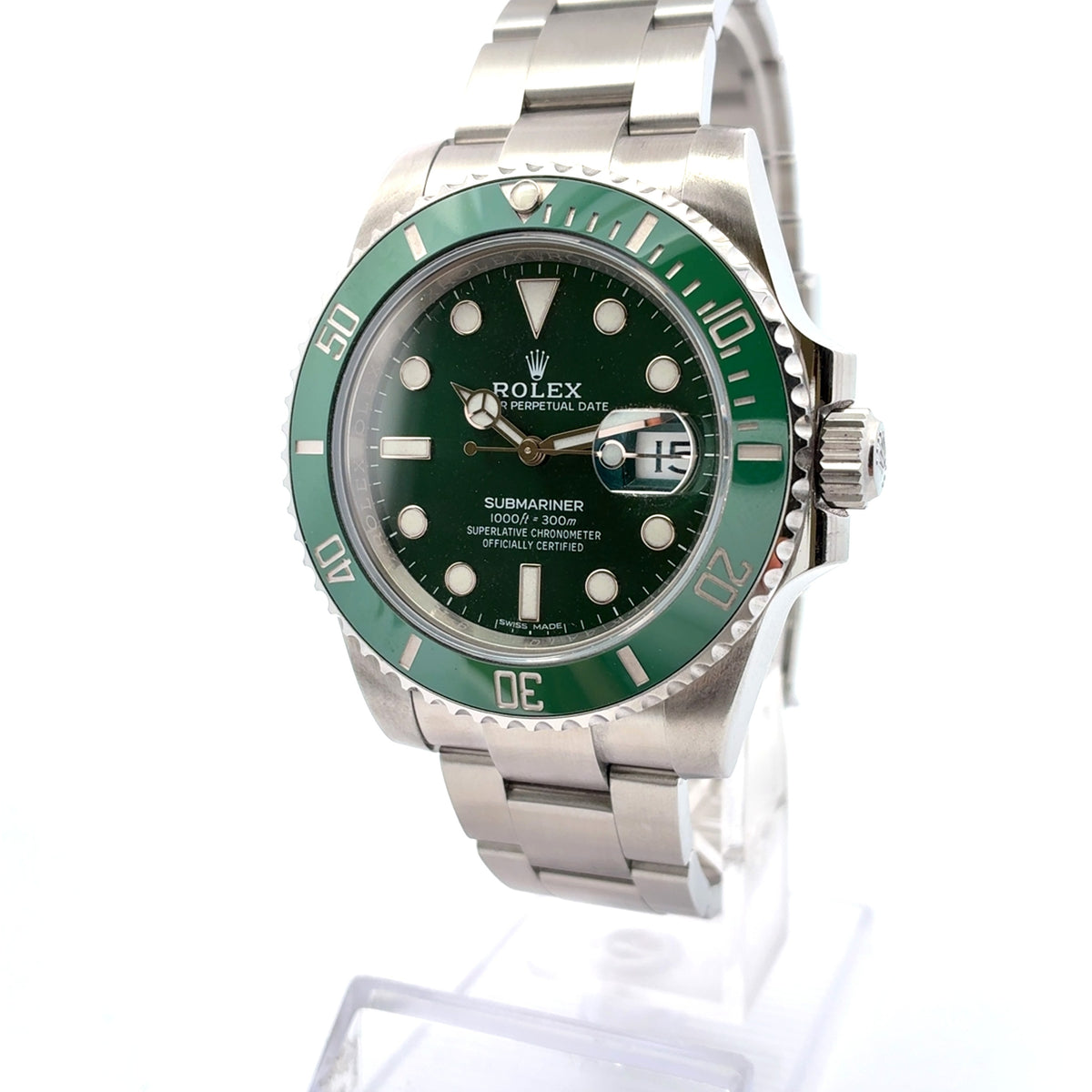 Rolex Submariner Edelstahl Ref.: 116610LV Unisex 40 mm
