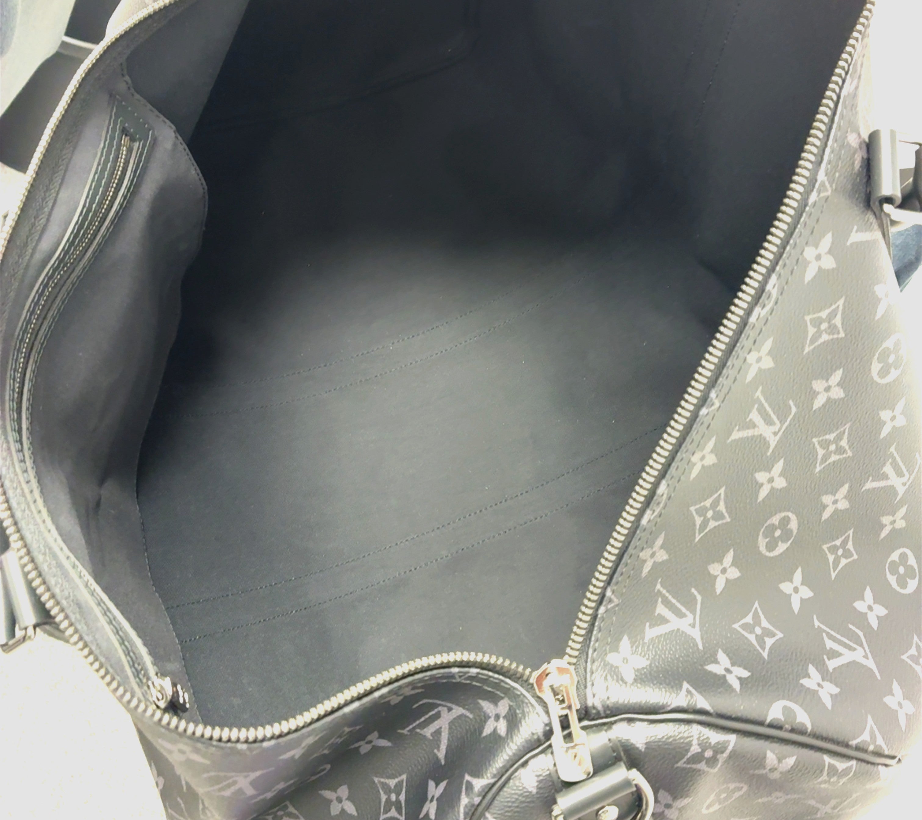 Louis Vuitton Keepall 55 Reisetasche Schwarz