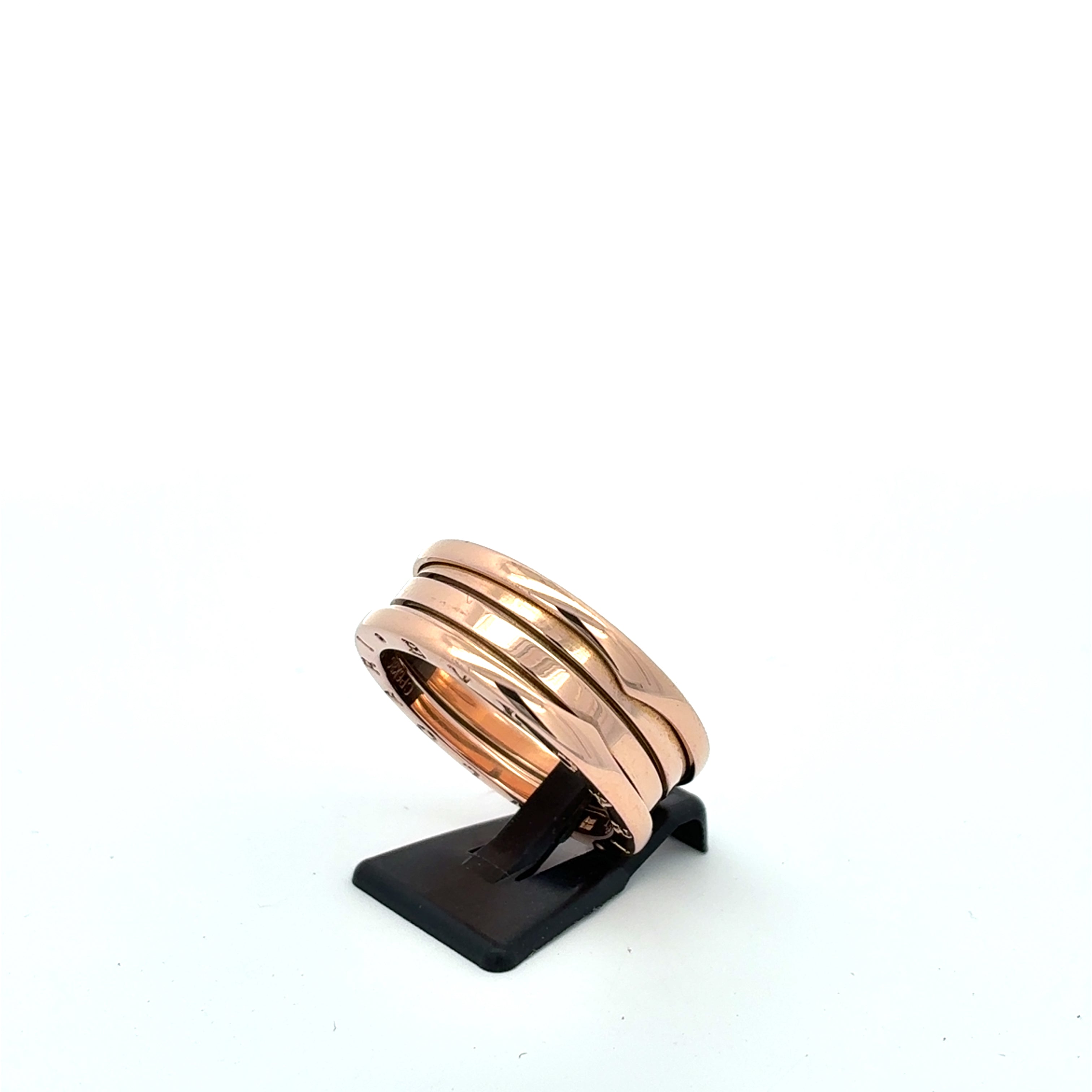 Bvlgari Ring Gelb Gold 750 BZero Unisex Geschenk