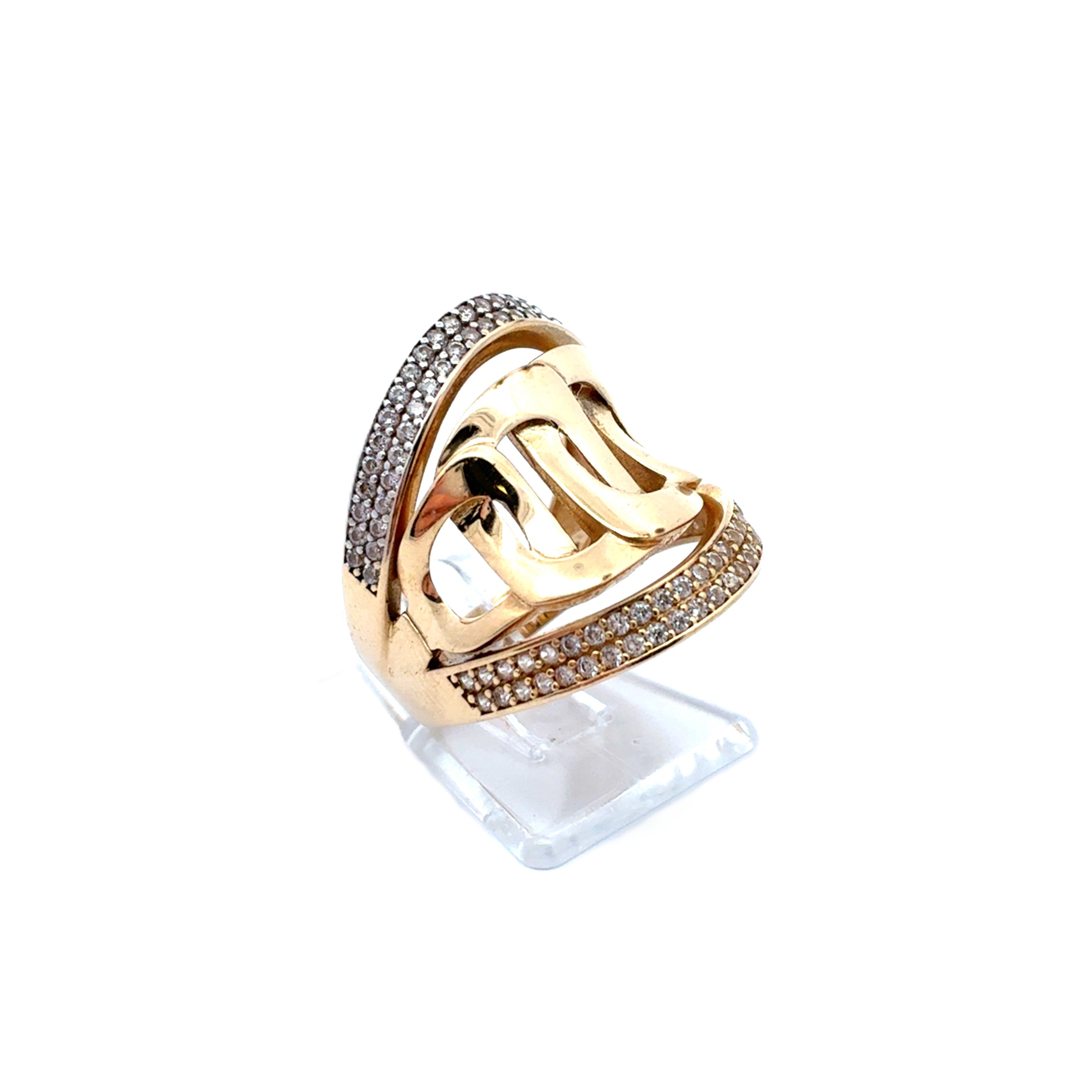 Ring Gelbgold 585 Zirkonia Gr.53
