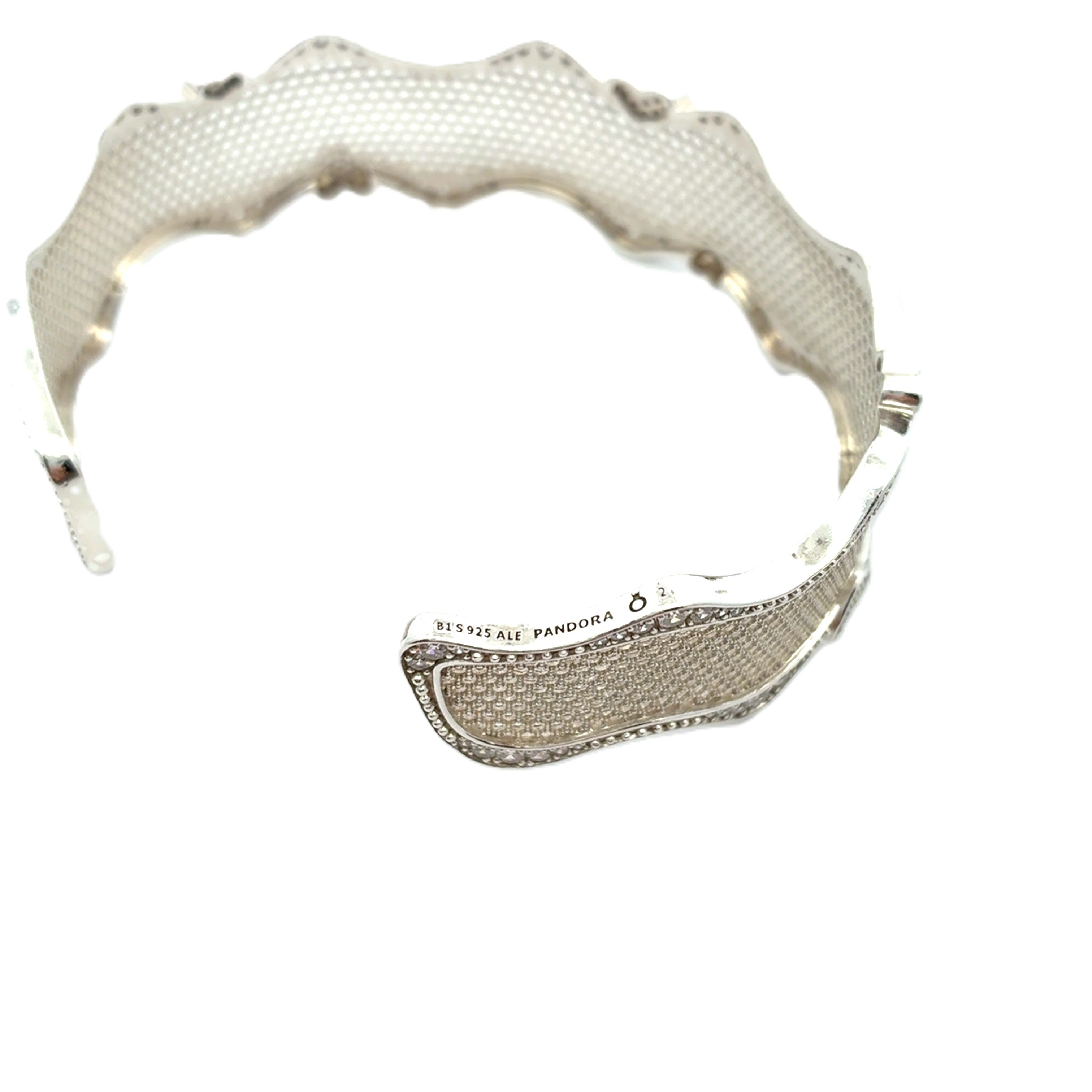 Pandora Armreif Herz Zirkonia Silber 925 Damen Geschenk 230786
