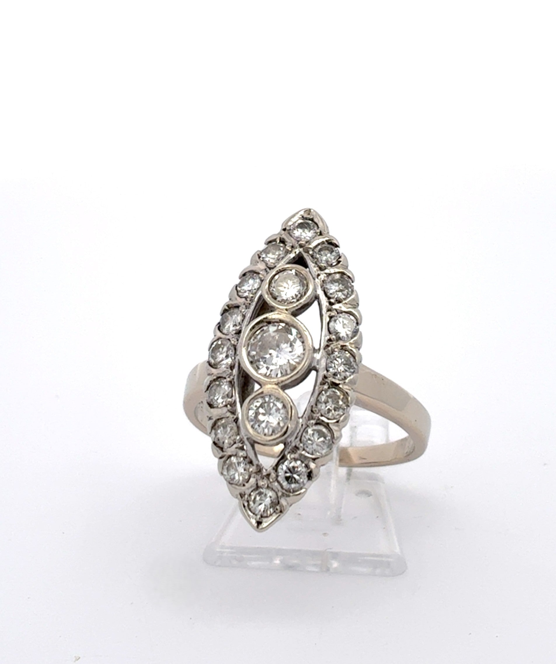 Ring Weiß Gold 585 Brillanten Schmuck Damen