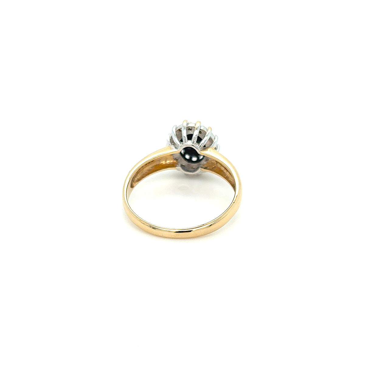 Ring Gold 585 14 kt Brillanten Saphir Damen