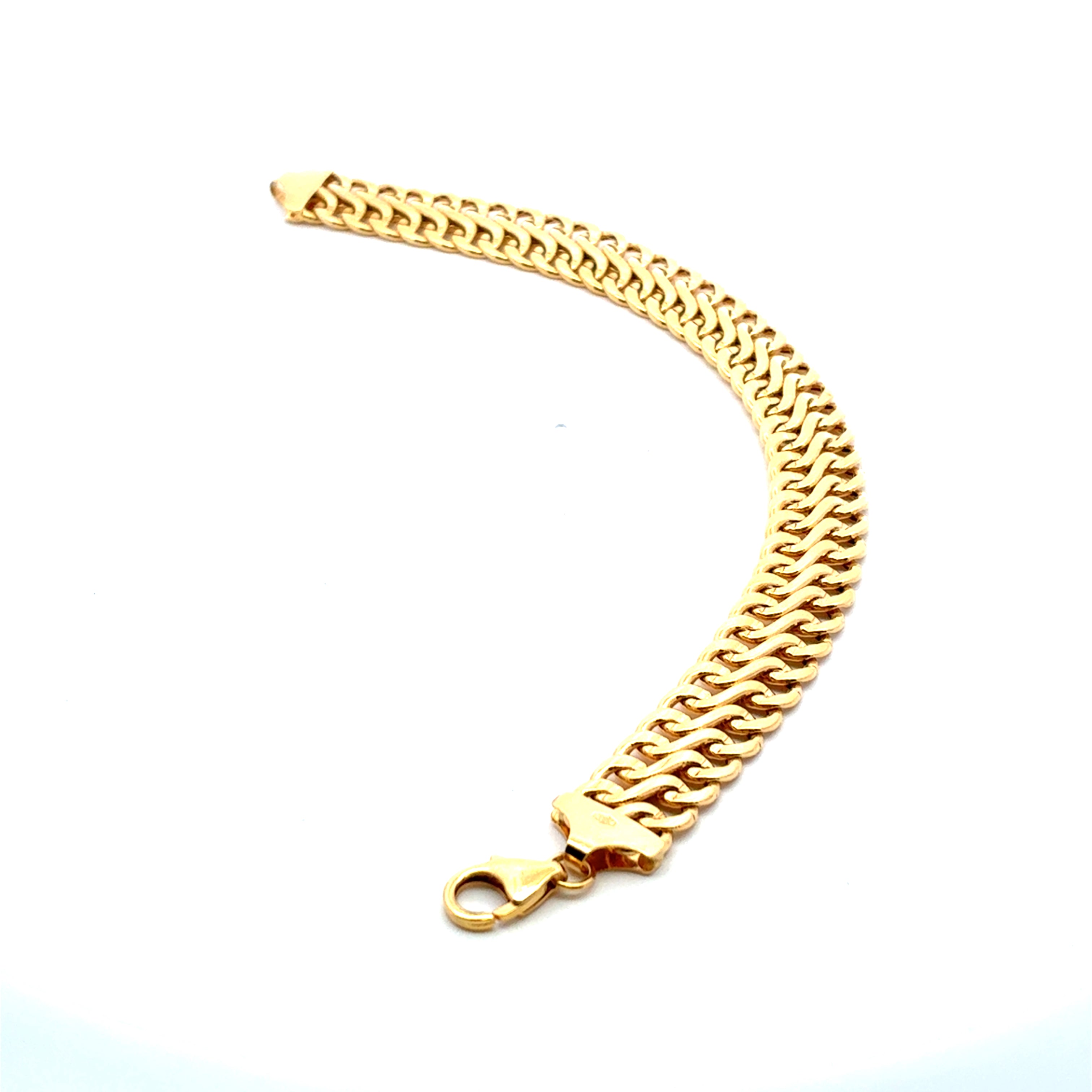 Armband Gelb Gold 585 14 kt L: 19 cm Damen 229420