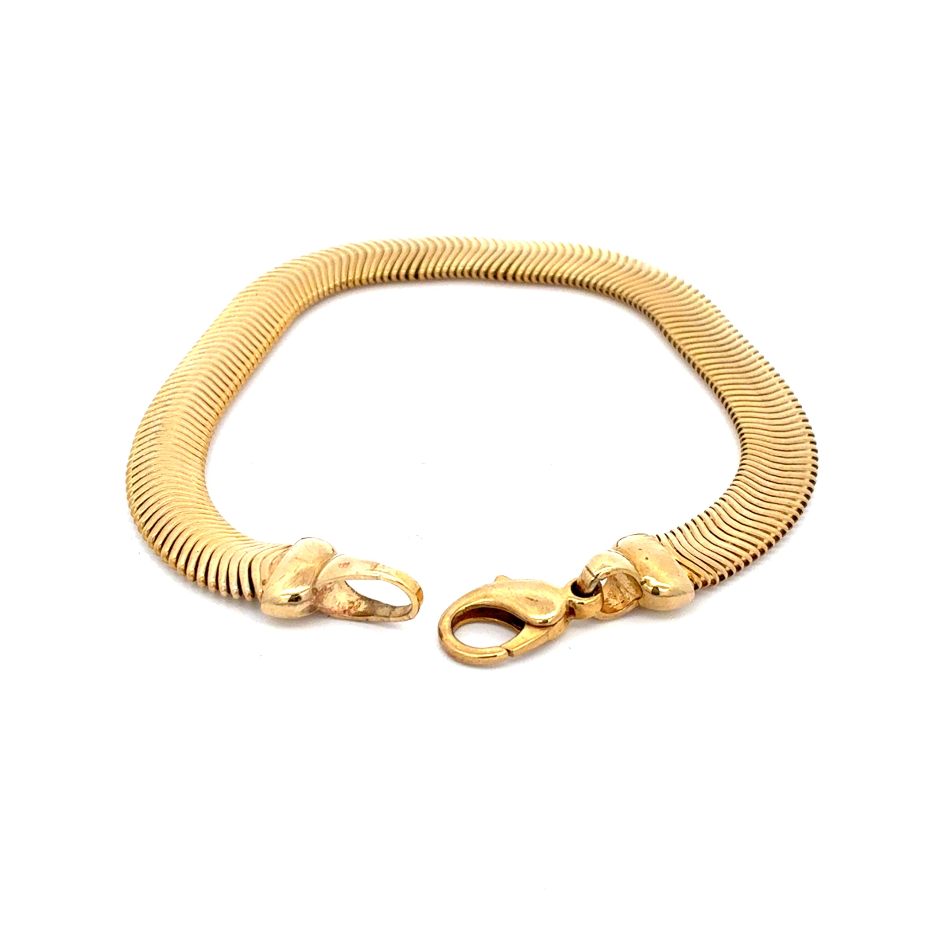 Schlangenketten Armband Gelb Gold 333 8 Kt 19,5 cm 210323
