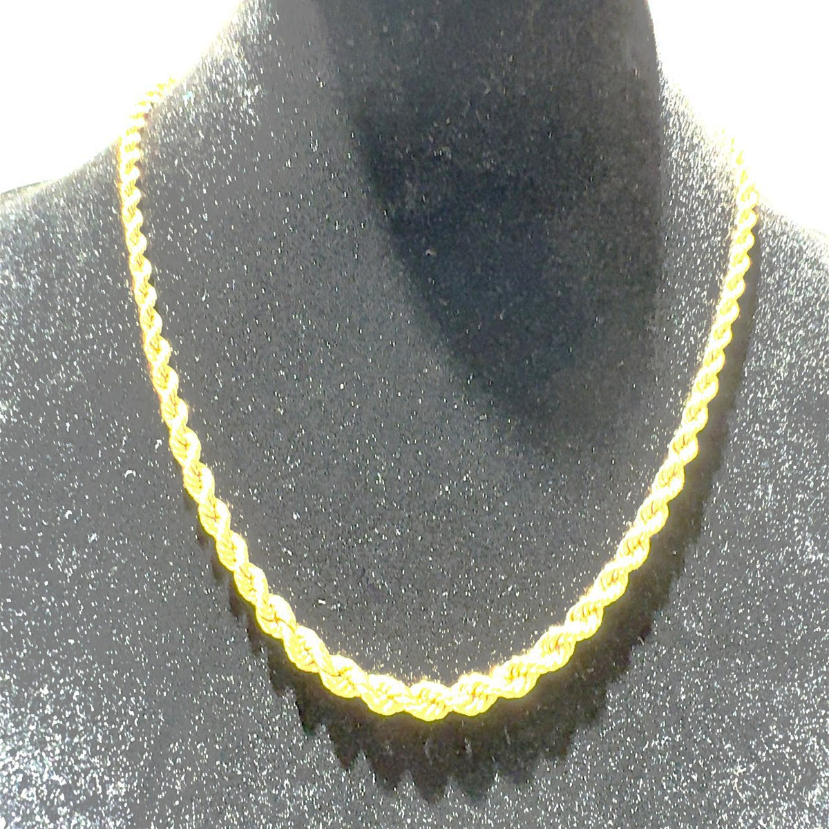 Drehkordelkette Gelb Gold 375 / 9kt